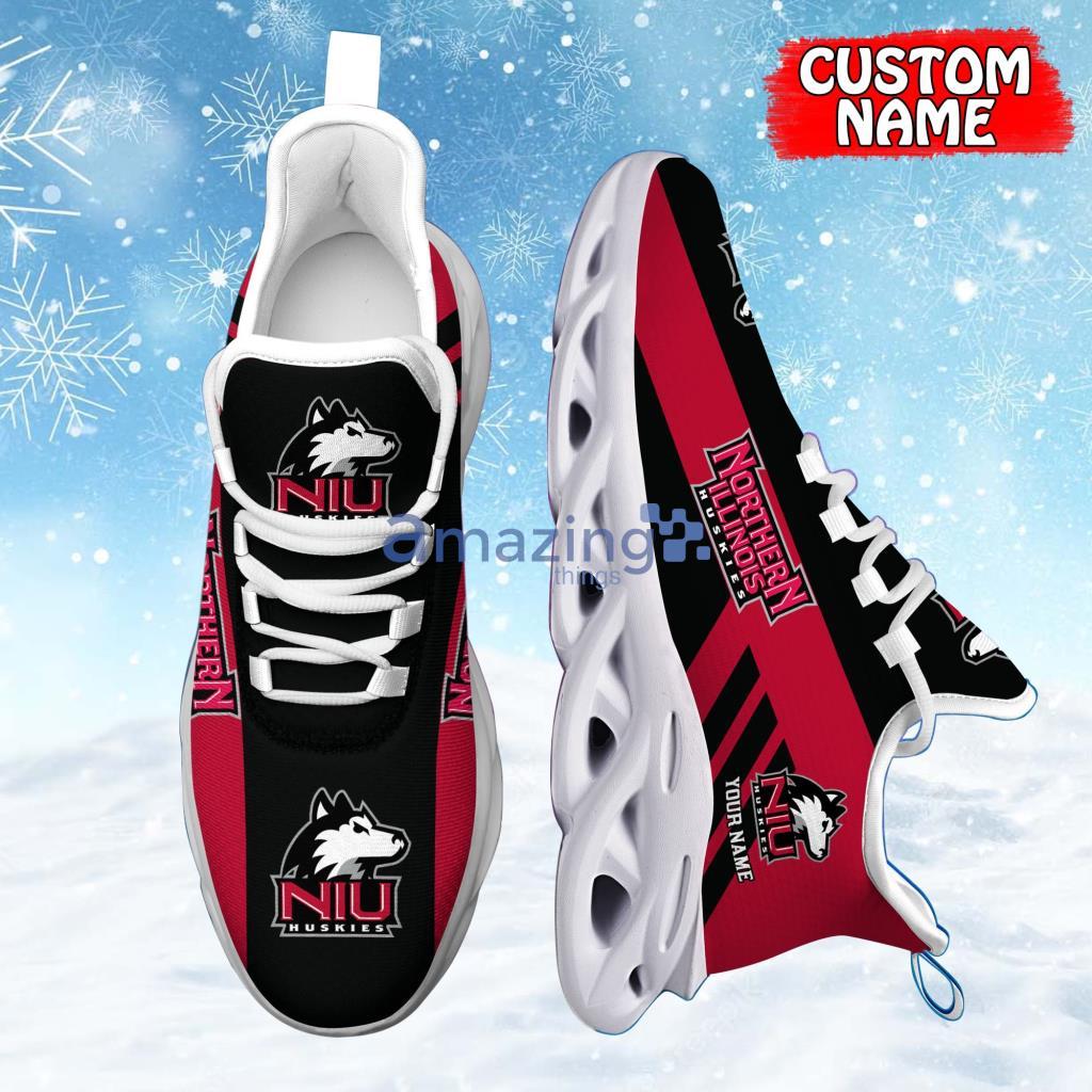 Northern Illinois Huskies Custom Name Personalized Running Sneaker Max Soul Shoes Gift For Men And Women image Northern Illinois Huskies Custom Name Personalized Running Sneaker Max Soul Shoes Gift For Men And Women Product Photo 2