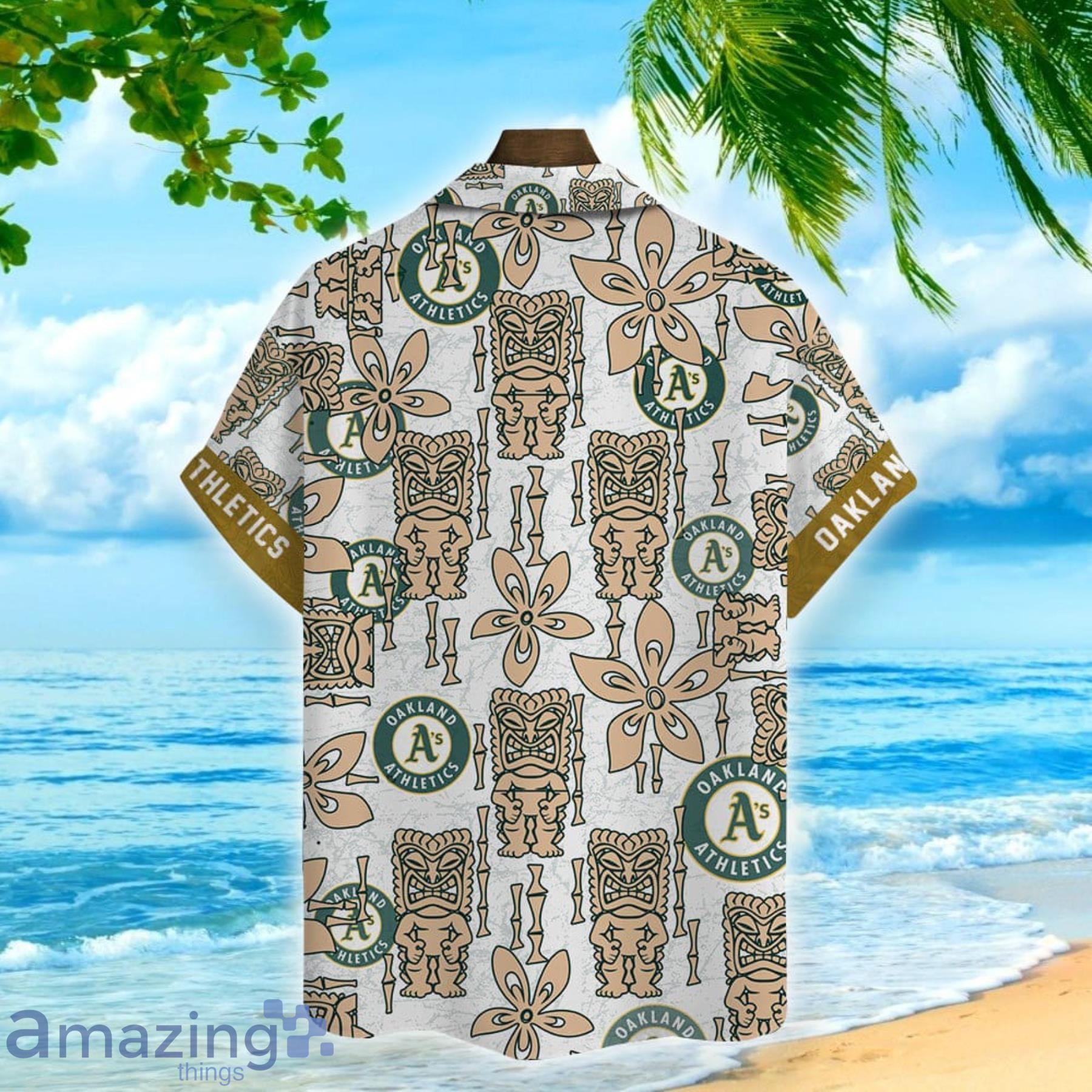 Oakland Athletics MLB Tiki Mask Tropical Pattern Hawaiian Shirt, Baseball  Gifts For Fans - The Clothes You'll Ever Need