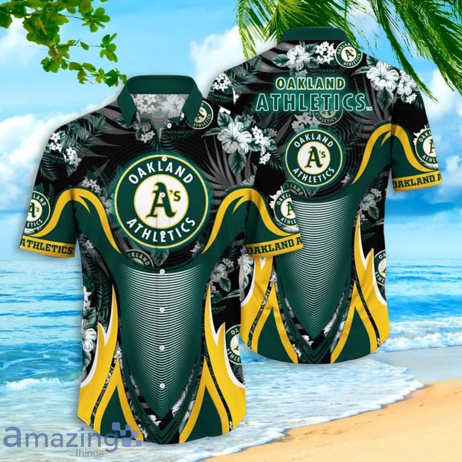 Oakland Athletics MLB Flower Tropical Hawaiian Shirt Summer Gift For Men  And Women