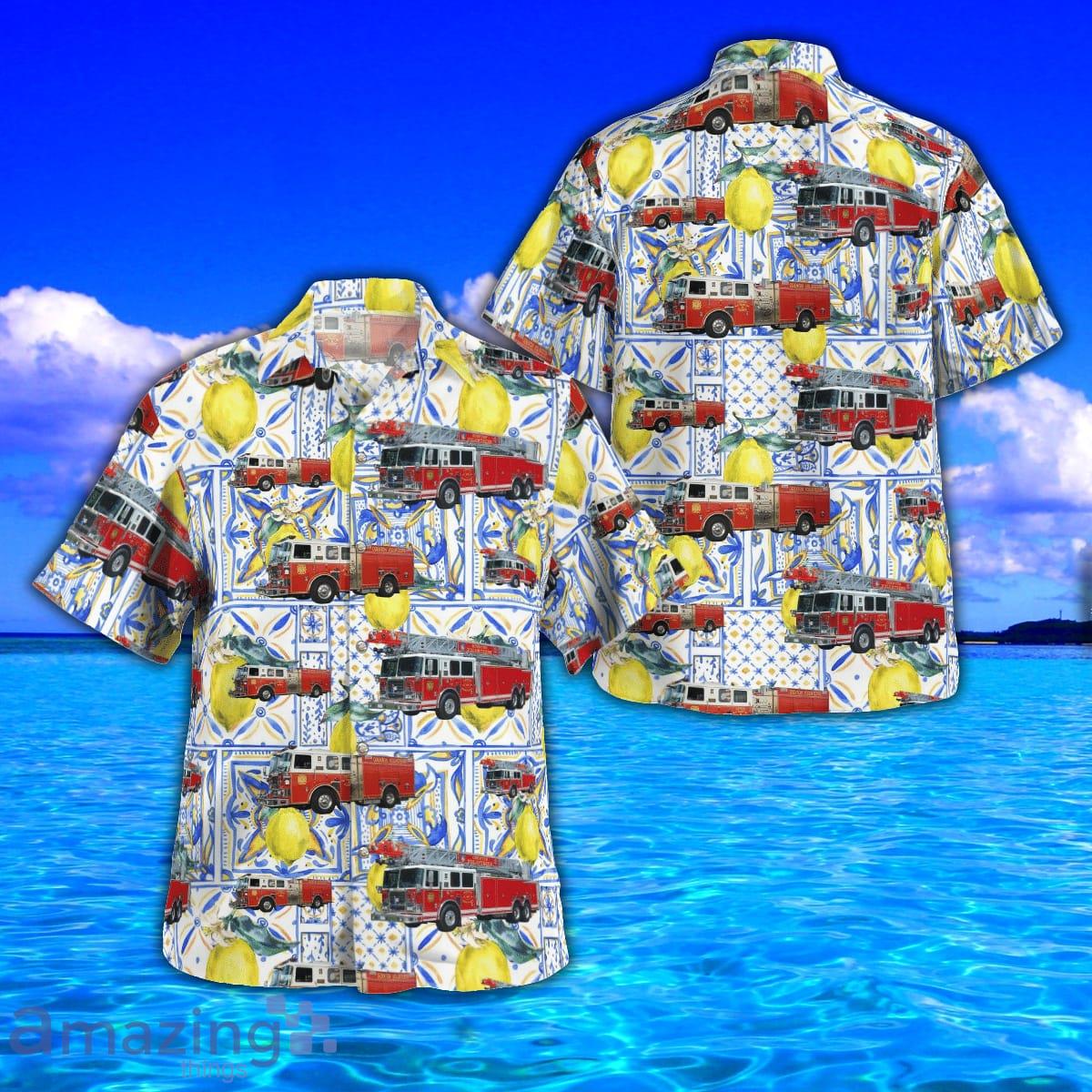 Odenton Volunteer Company, Maryland AOP Aloha Hawaiian Shirt And Beach Short Product Photo 1