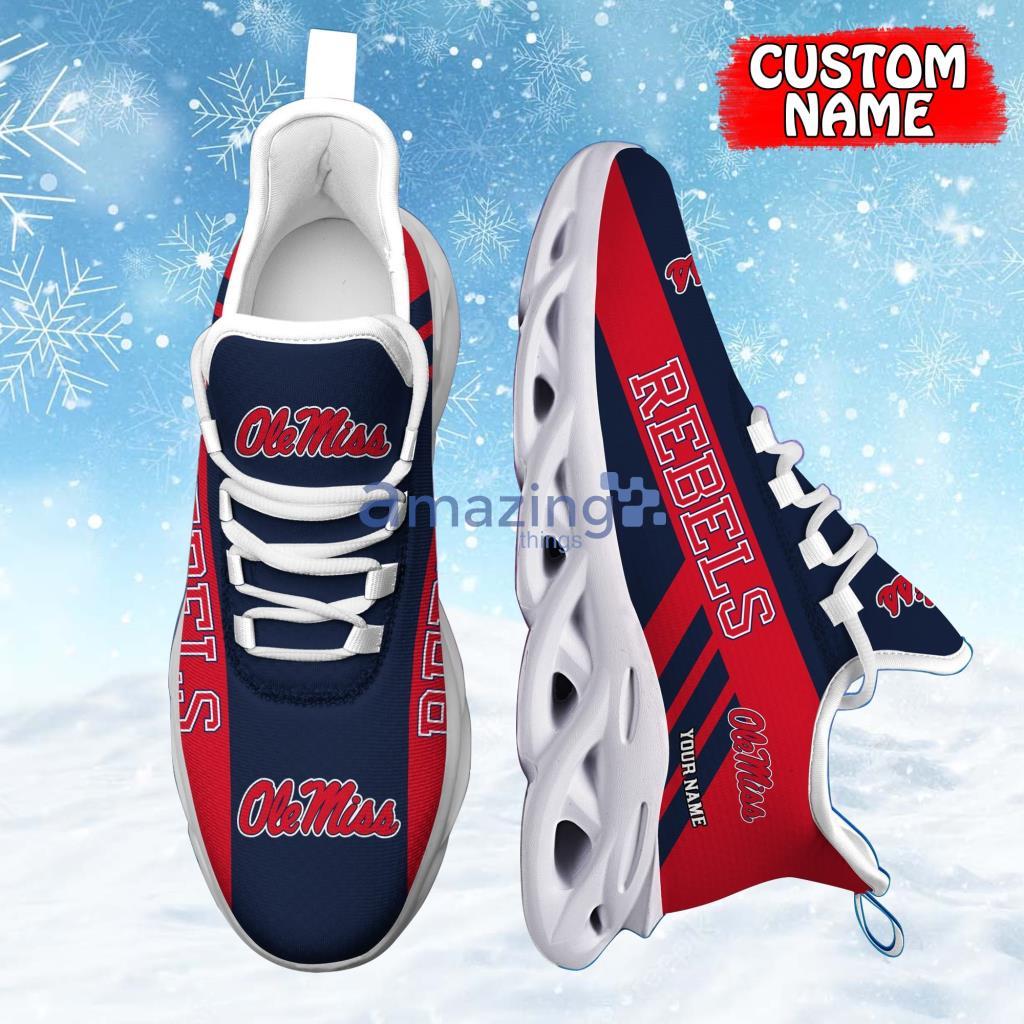 Ole Miss Rebels Custom Name Personalized Max Soul Shoes For Men And Women image Ole Miss Rebels Custom Name Personalized Max Soul Shoes For Men And Women Product Photo 2