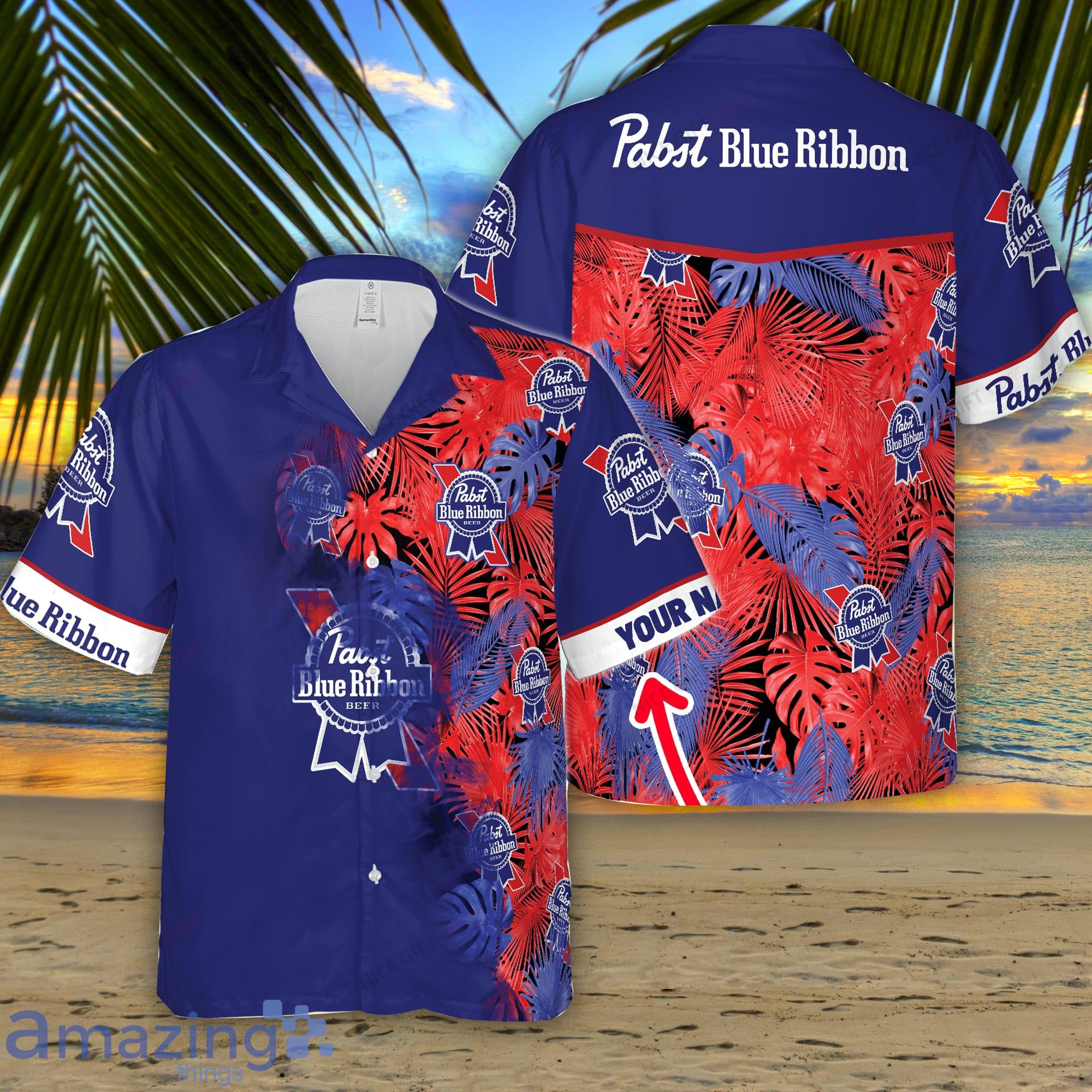 PABST BLUE RIBBON Beer Hawaiian Shirt for Men