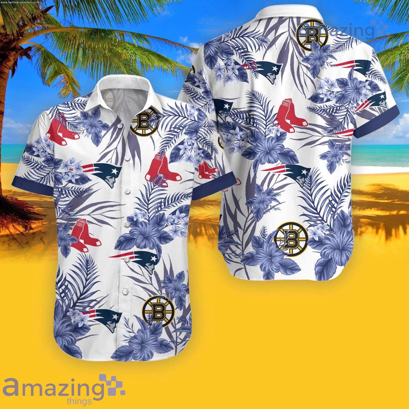 Patriots Rex Sox Bruins Hawaiian Shirt For Men And Women Product Photo 1