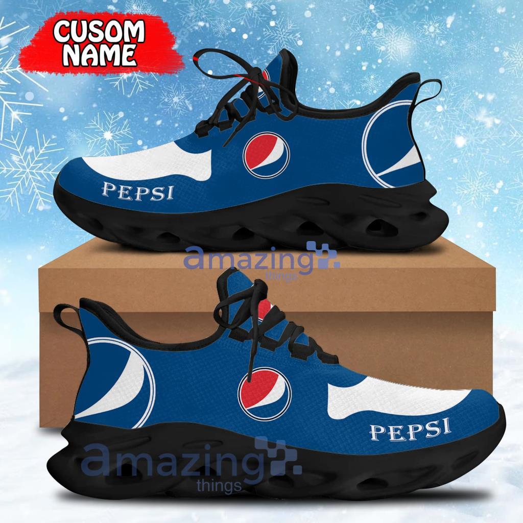 Pepsi Logo Blue Sneaker Max Soul Shoes Gift For Men And Women Product Photo 1