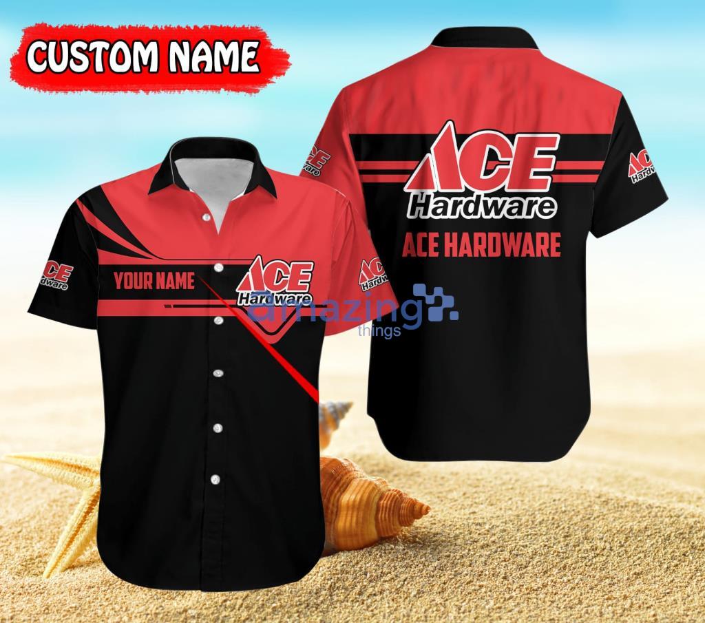 Personalized Ace Hardware Black Trend Summer Hawaiian Shirt For Fans Product Photo 1
