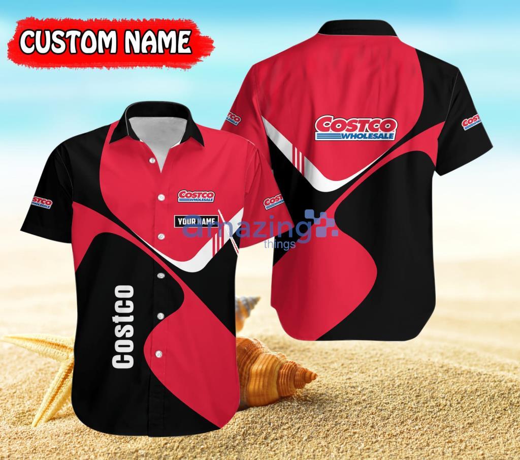 Personalized Costco Red Trend Summer Hawaiian Shirt For Fans Product Photo 1