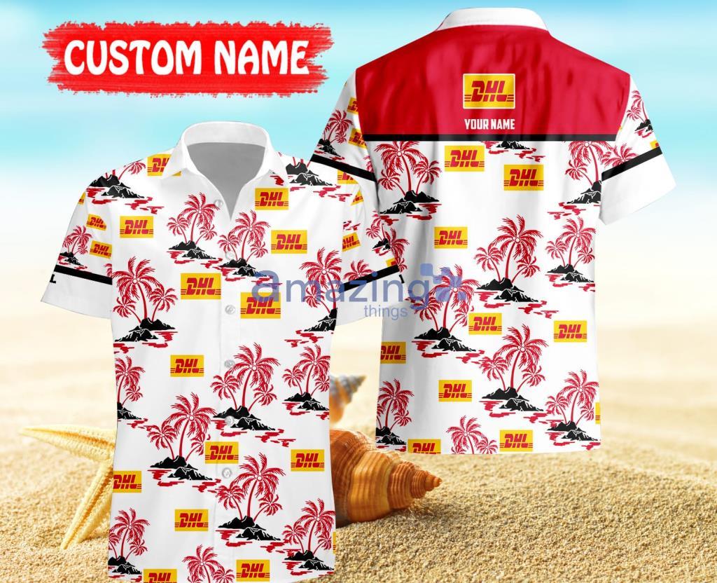 Personalized Dhl Tropical Hawaiian Shirt For Men And Women - Personalized Dhl Tropical Hawaiian Shirt For Men And Women