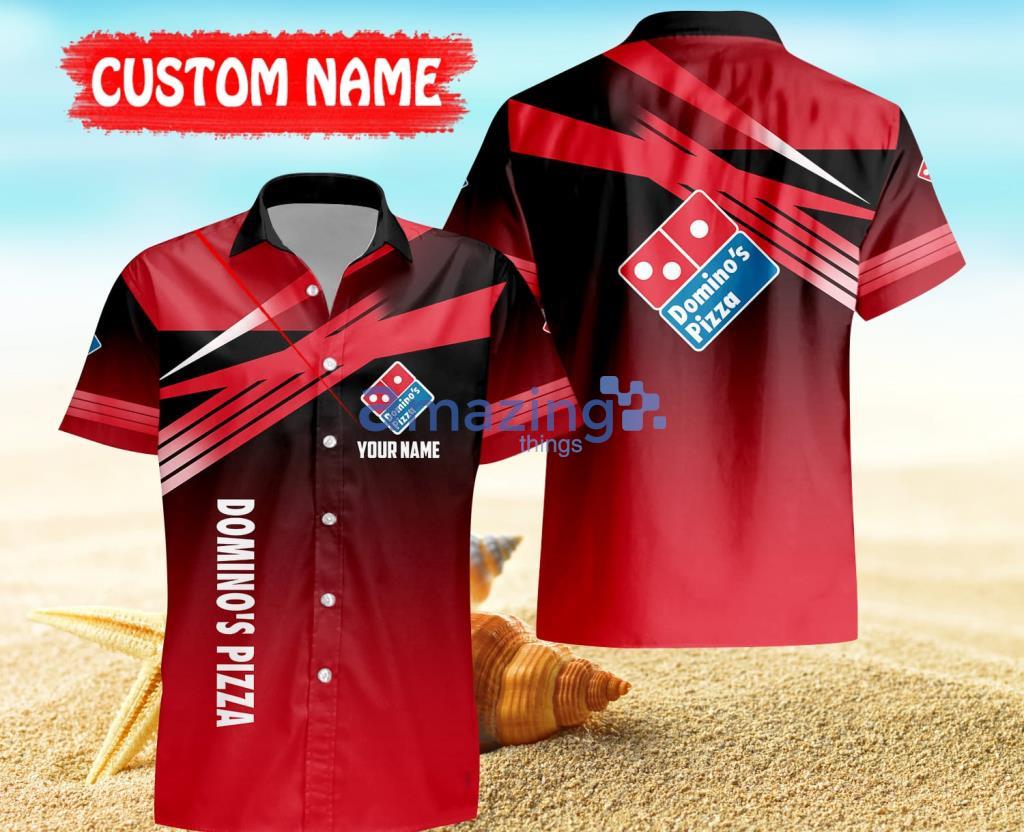 Personalized Domino's Pizza Red Hawaiian Shirt For Men And Women Product Photo 1