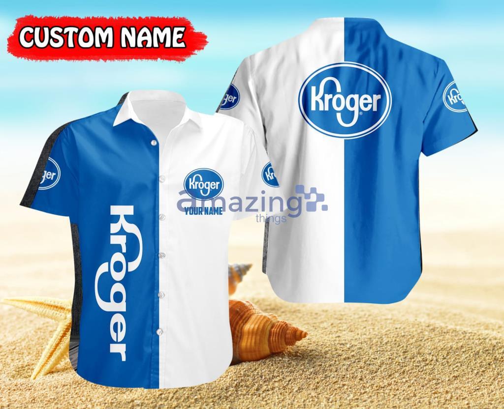Personalized Kroger Logo Trending Summer Hawaiian Shirt For Men And Women Product Photo 1