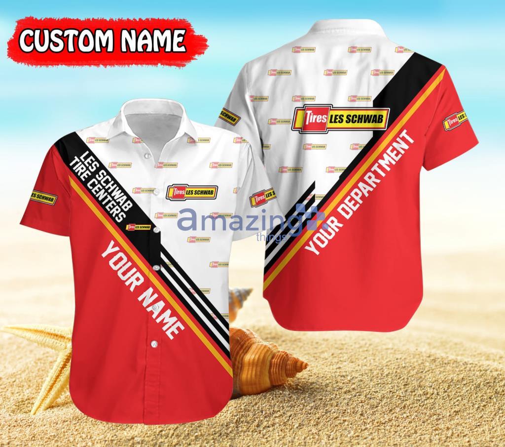 Personalized Les Schwab Tire Center Tropical Hawaiian Shirt For Men And Women - Personalized Les Schwab Tire Center Tropical Hawaiian Shirt For Men And Women