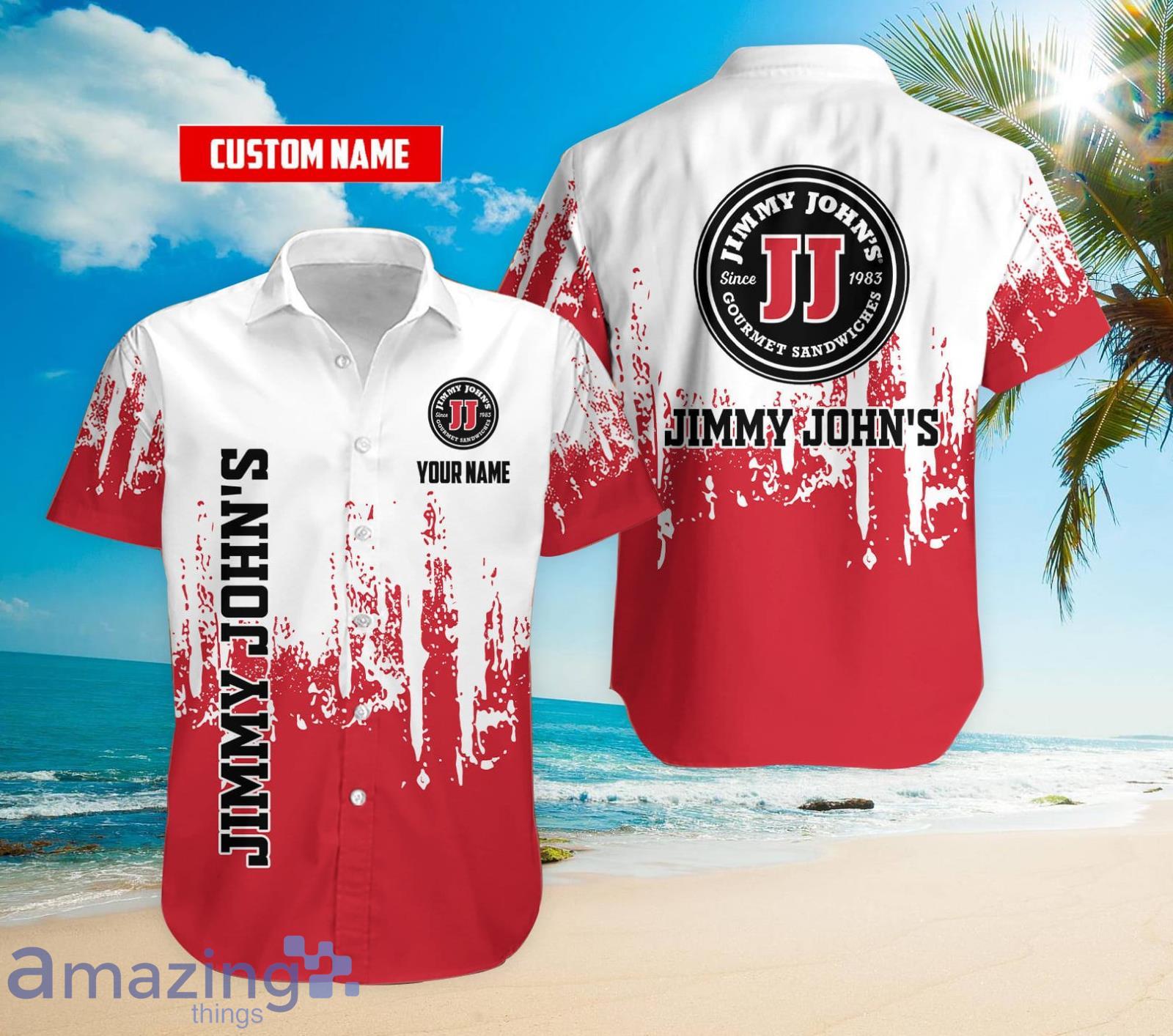 Personalized Name Jimmy John's Vintage Hawaiian Shirt Product Photo 1