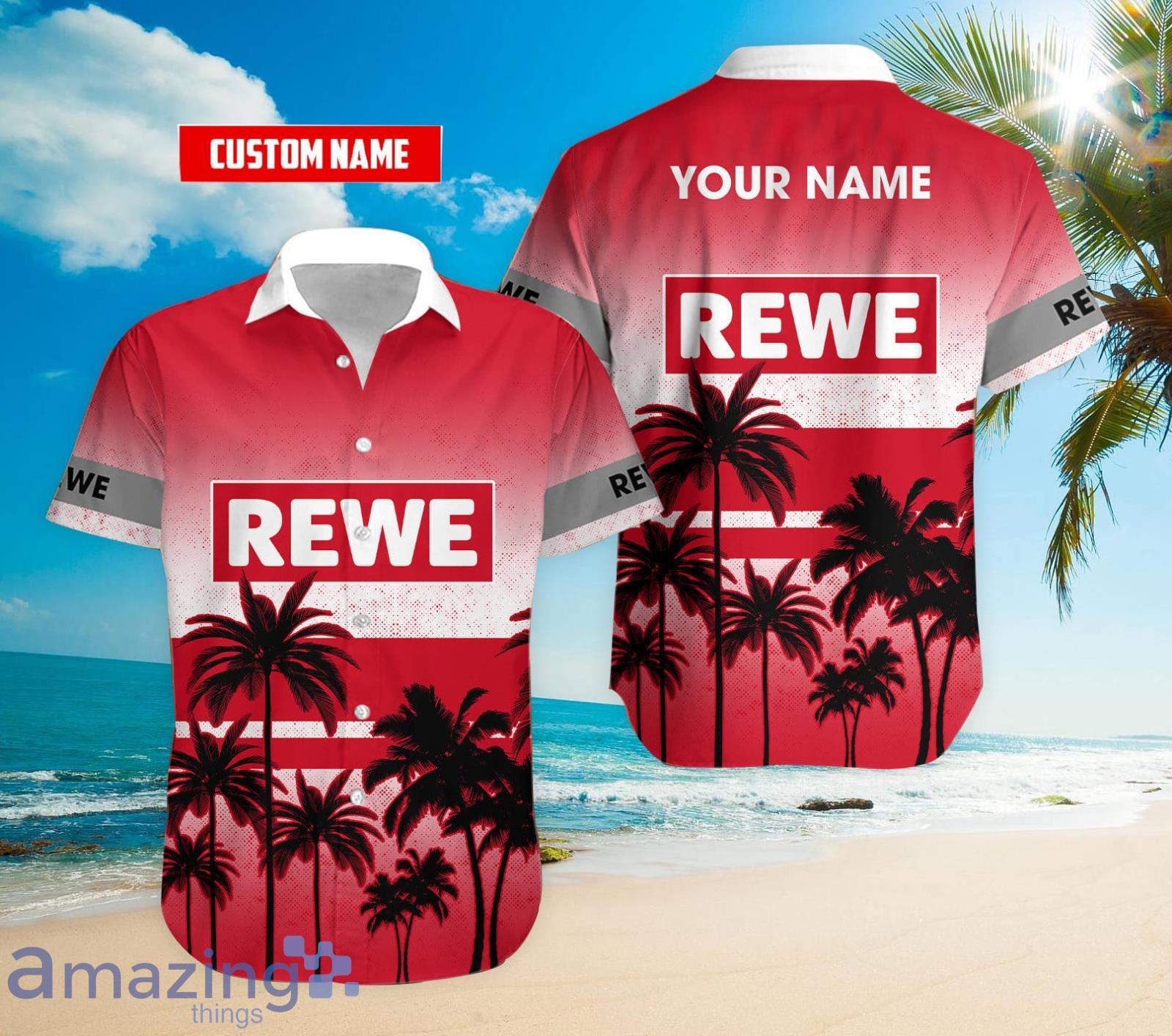 Personalized Name Rewe Coconut Hawaiian Shirt Product Photo 1