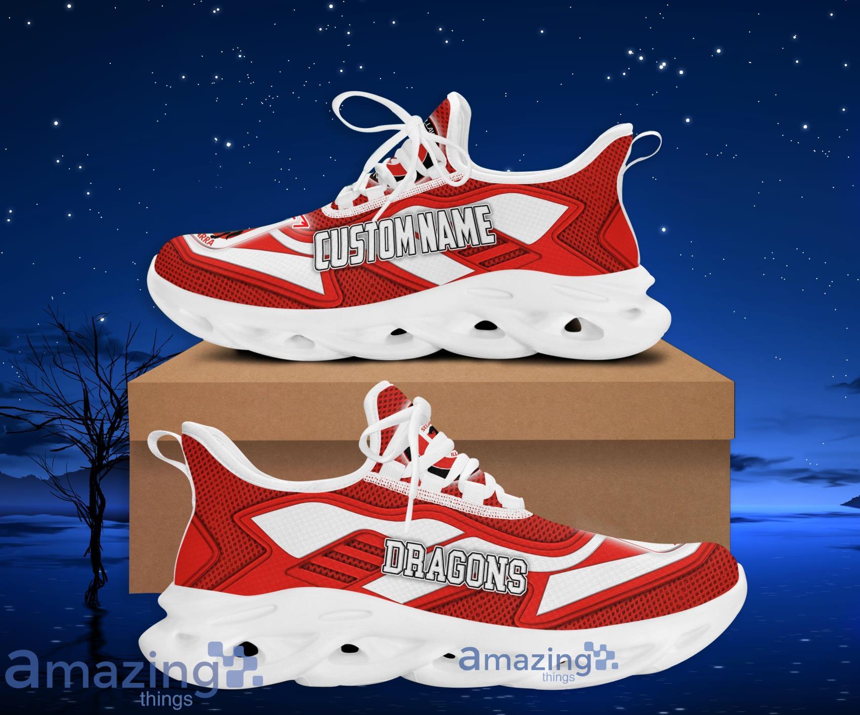 Personalized Name St George Illawarra Dragons Clunky Shoes Max Soul Sneakers For Men And Women Product Photo 1