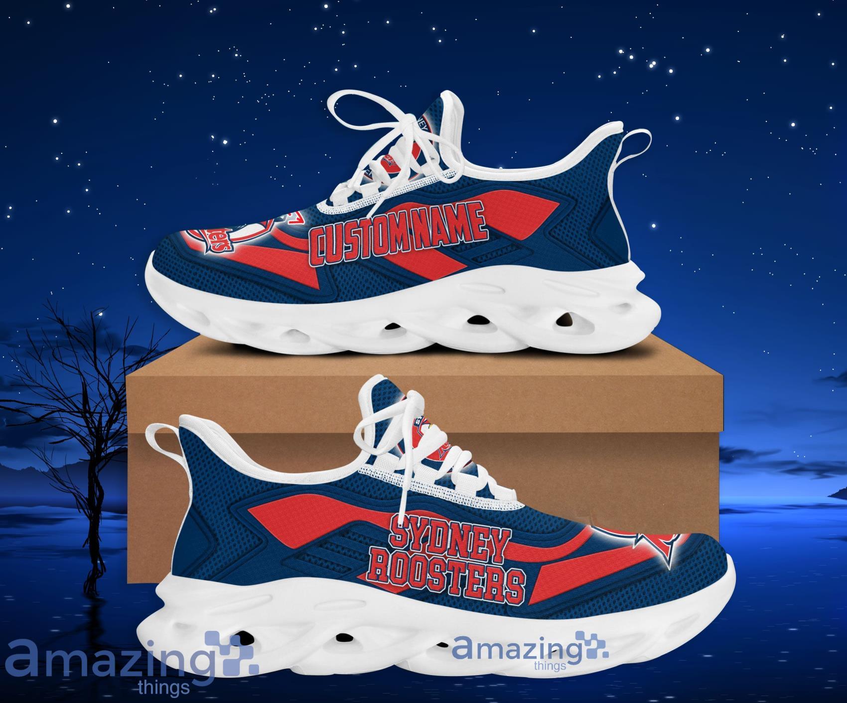 Personalized Name Sydney Roosters Clunky Shoes Max Soul Sneakers For Men And Women Product Photo 1