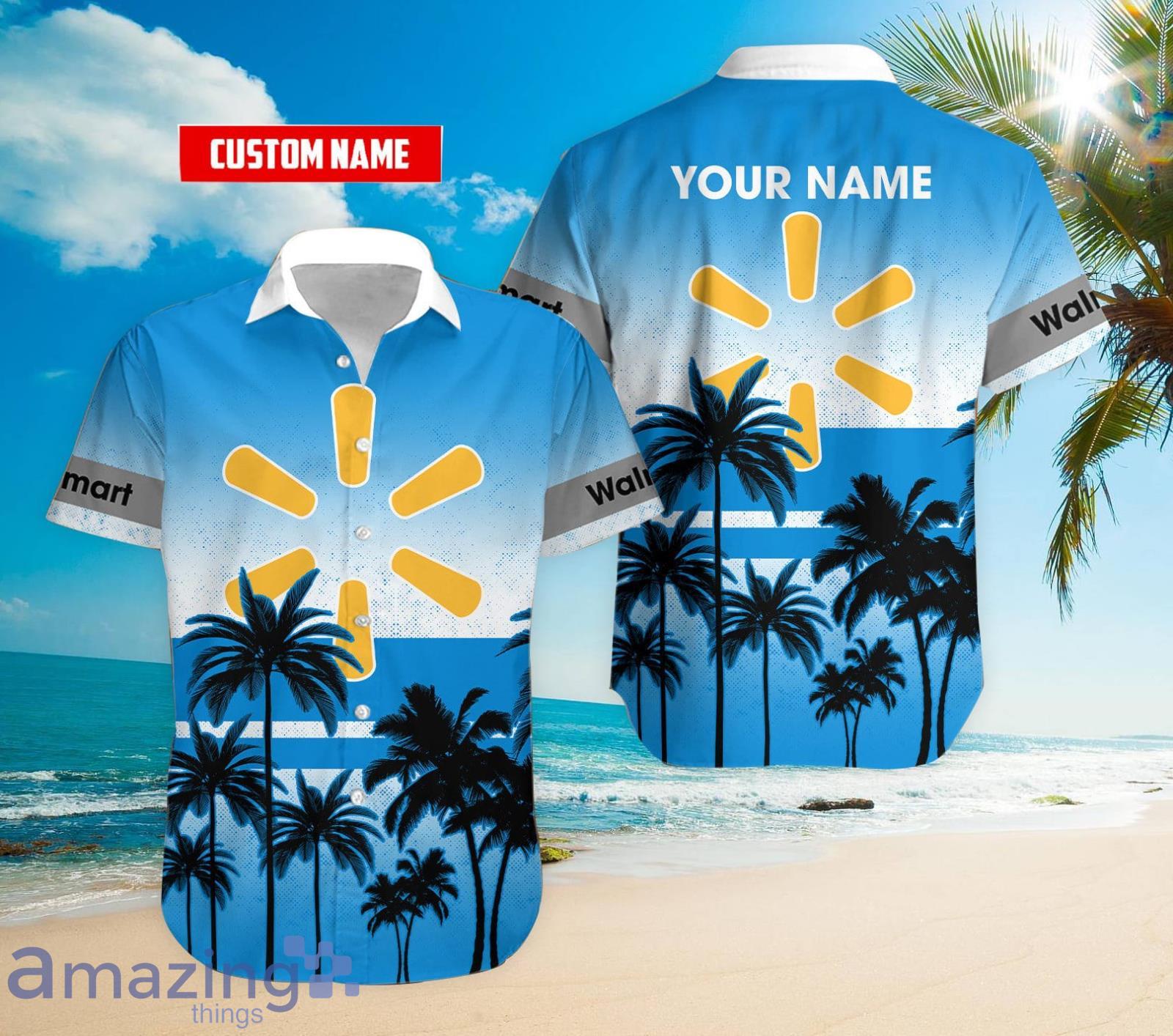 Personalized Name Walmart Coconut Hawaiian Shirt Product Photo 1