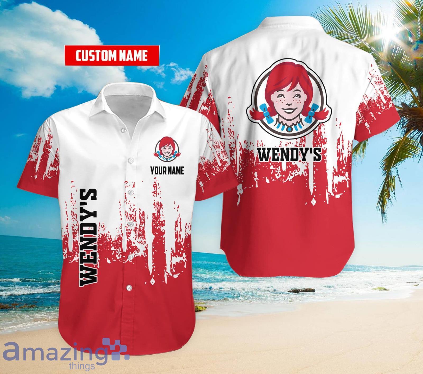 Personalized Name Wendy's Vintage Hawaiian Shirt Product Photo 1