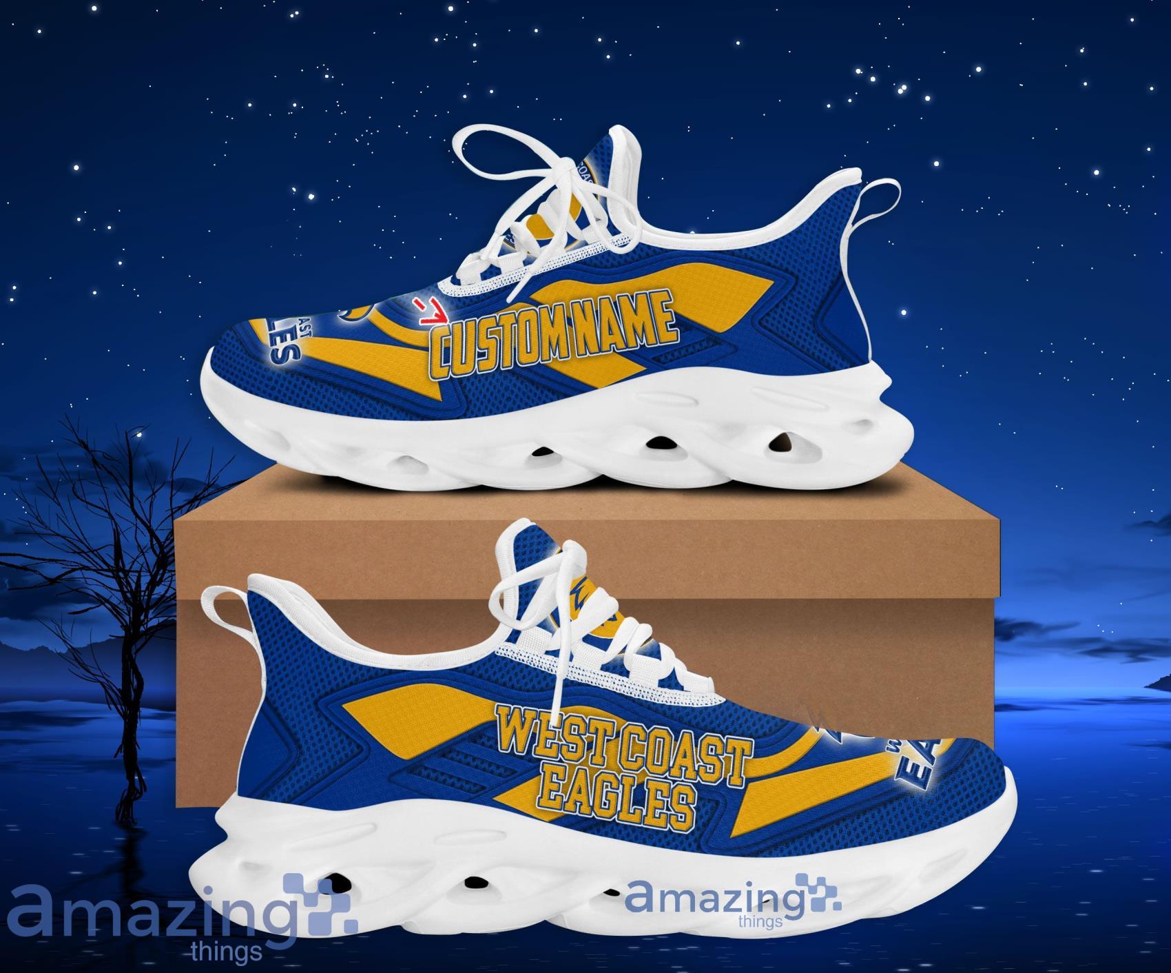 Personalized Name West Coast Eagles Clunky Shoes Max Soul Sneakers For Men And Women Product Photo 1
