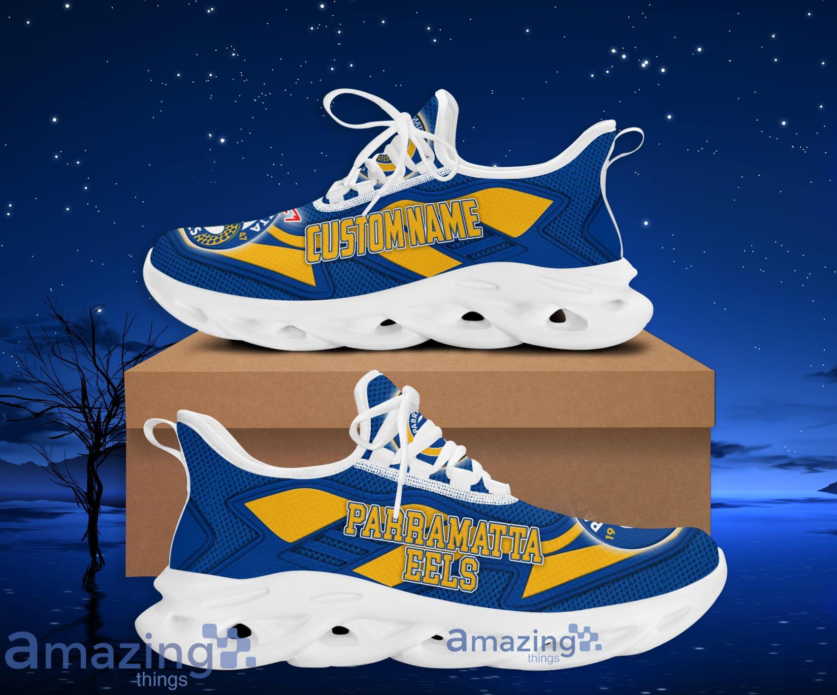 Personalized NameParramatta Eels Clunky Shoes Max Soul Sneakers For Men And Women Product Photo 1