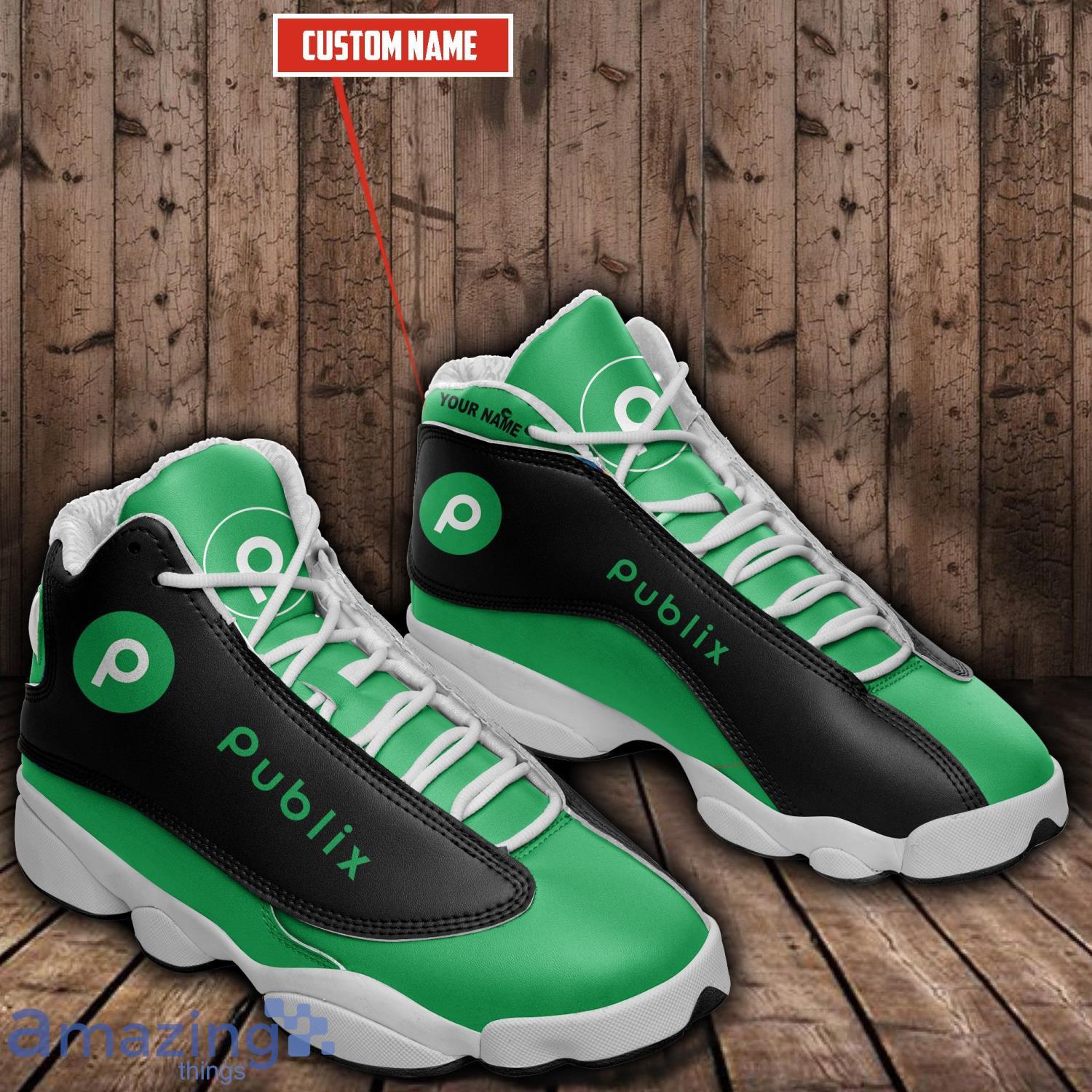 Personalized Publix Custom Name Air Jordan 13 Shoes For Men And Women Product Photo 1
