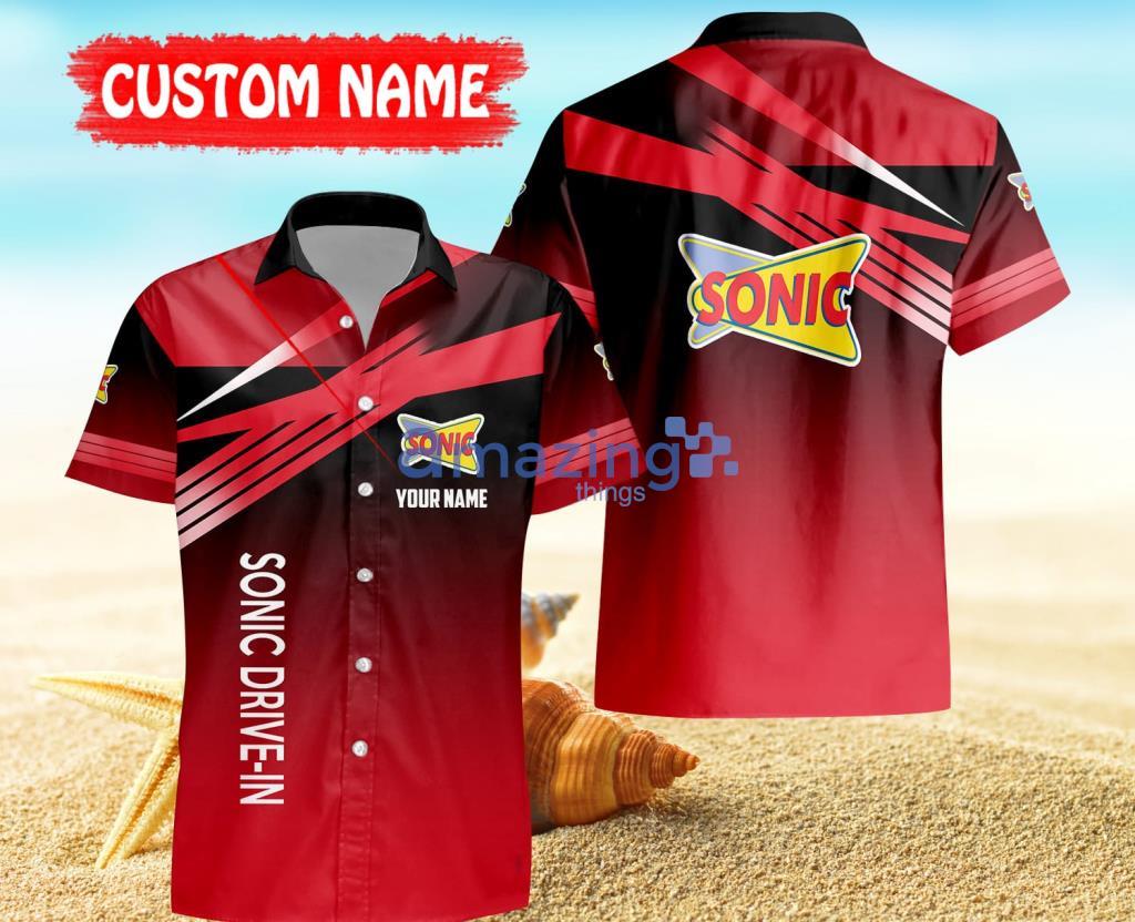 Personalized Sonic Drive-In Logo Red Hawaiian Shirt For Men And Women Product Photo 1