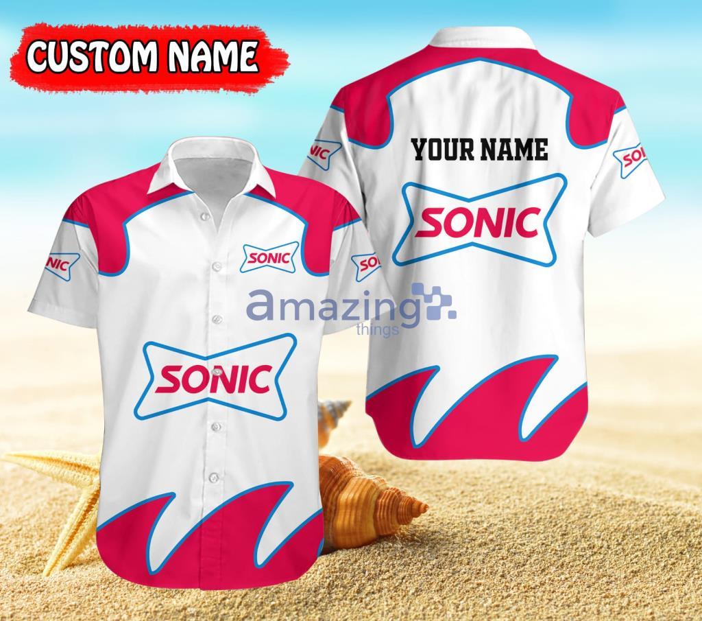 Personalized Sonic Drive-In Logo Whie Hot Trend Hawaiian Shirt For Men And Women Product Photo 1