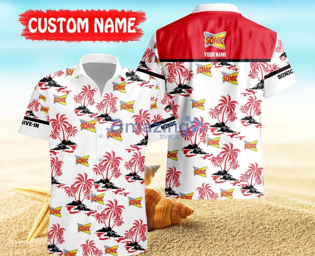 Personalized Sonic Drive-In Tropical Hawaiian Shirt For Men And Women - Personalized Sonic Drive-In Tropical Hawaiian Shirt For Men And Women