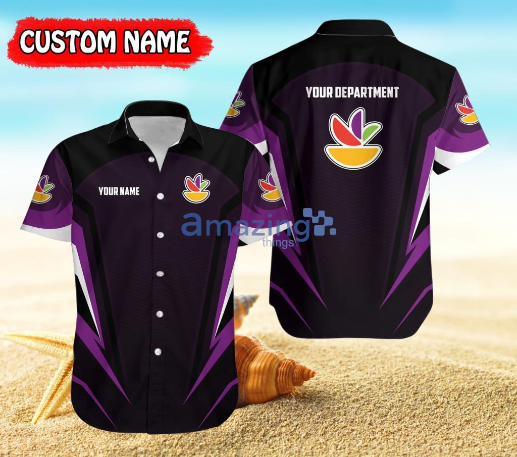 Personalized Stop & Shop Black Hawaiian Shirt For Men And Women Product Photo 1