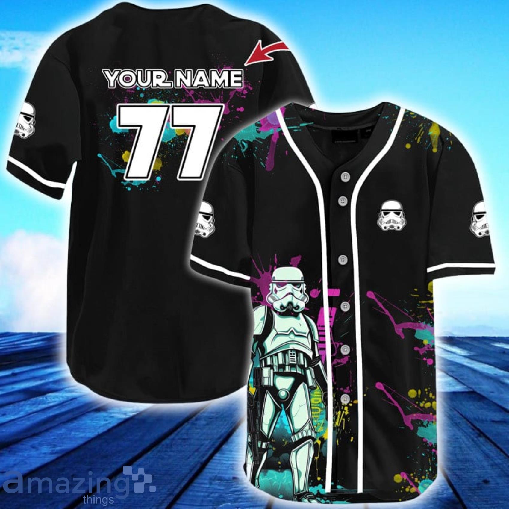 Personalized Pittsburgh Steelers Darth Vader Star Wars All Over Print 3d Baseball  Jersey –