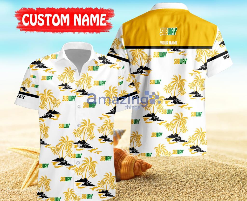 Subway Short Sleeve 3D Hawaiian Shirt