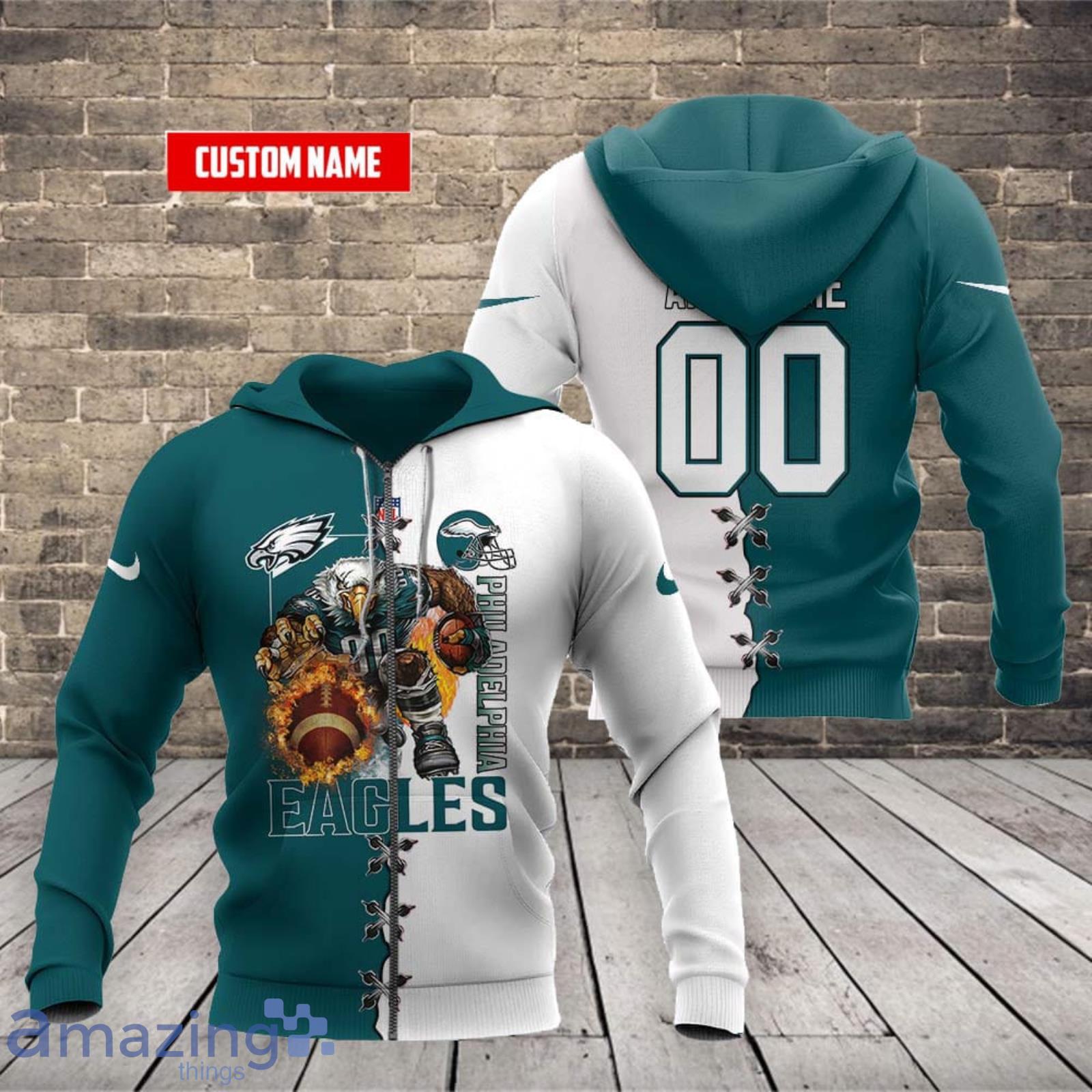 Philadelphia Eagles NFL Crewneck Sweatshirt Sweater