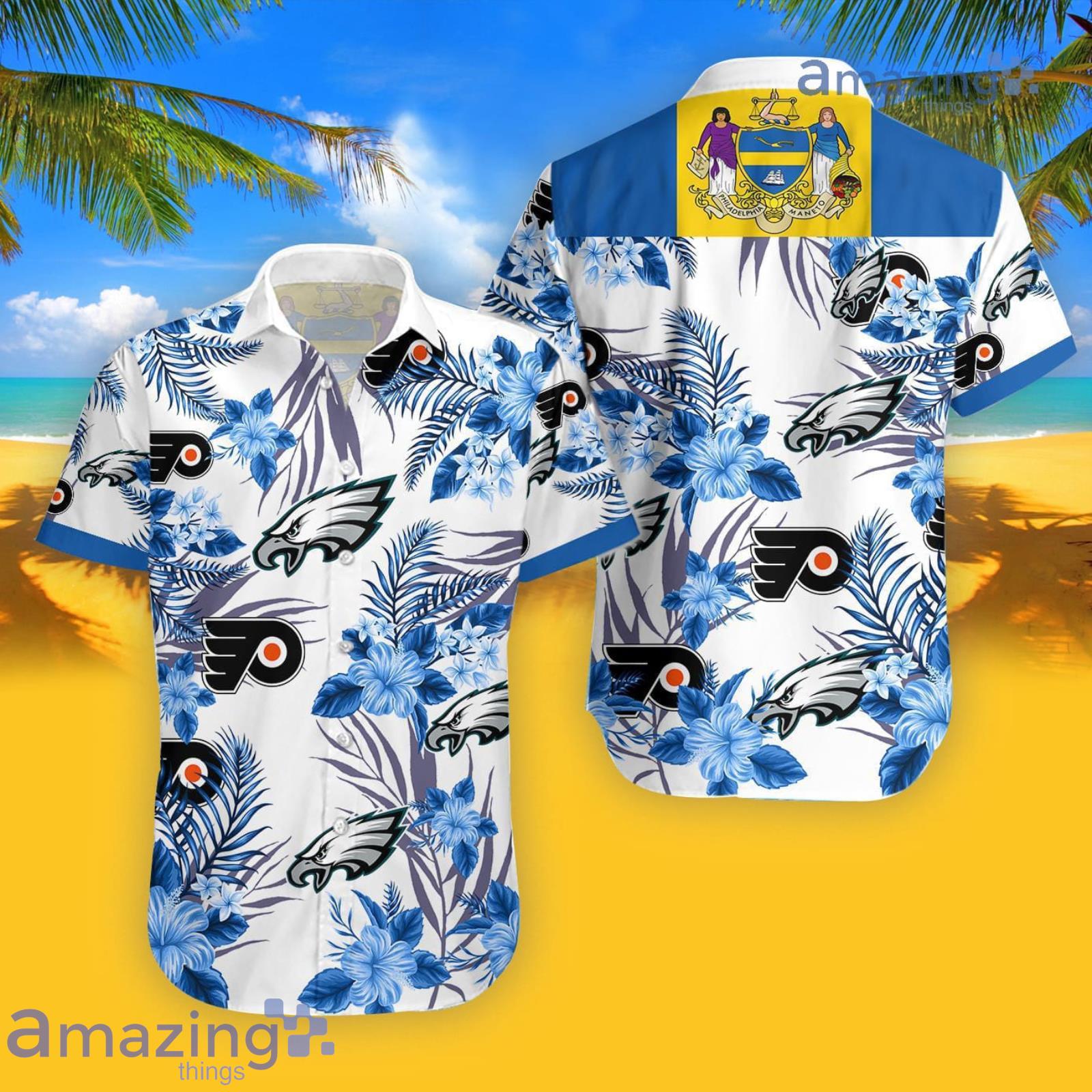 Philadelphia Eaglesflyers Hawaiian Shirt For Men And Women Product Photo 1