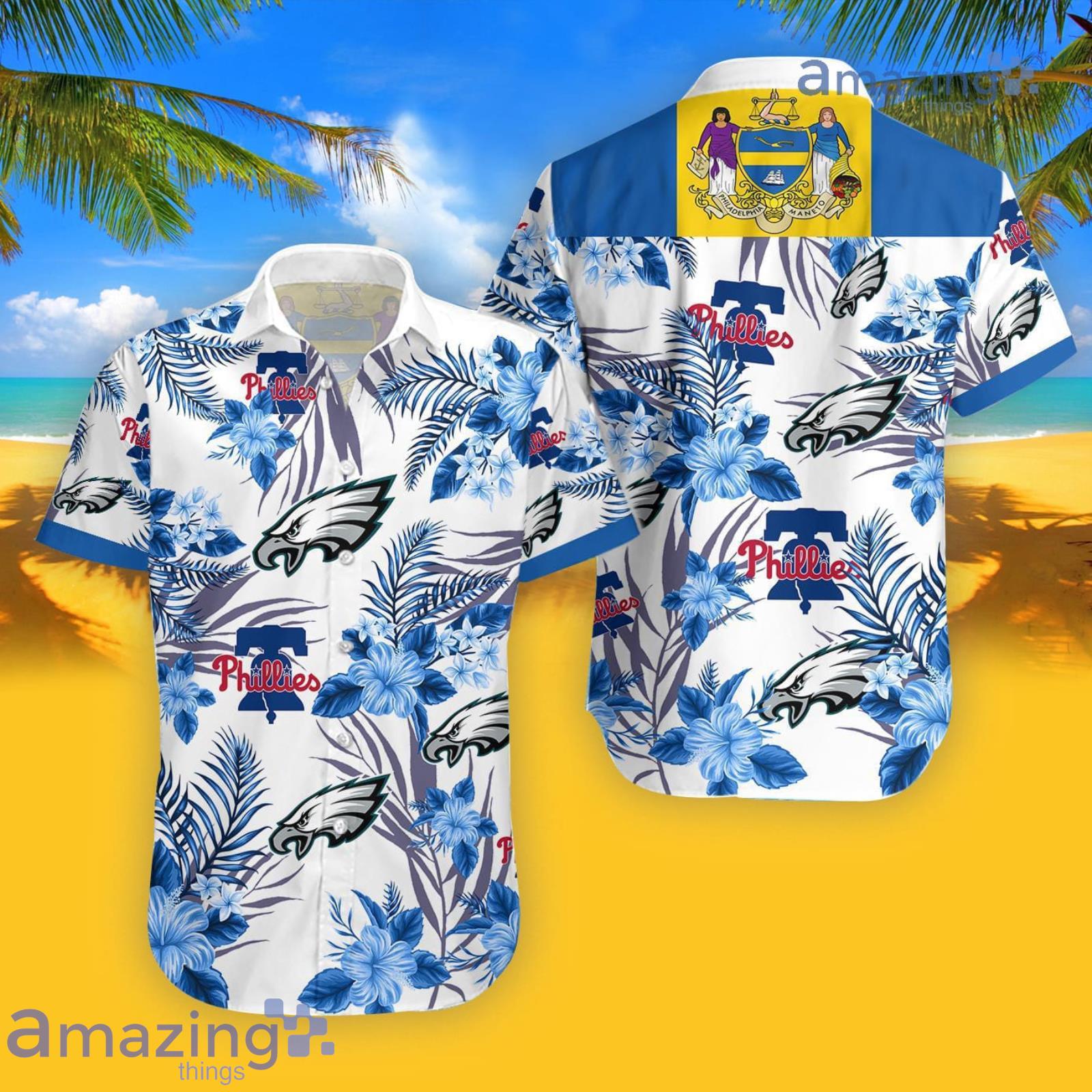 Philadelphia Eaglesphillies Hawaiian Shirt For Men And Women Product Photo 1