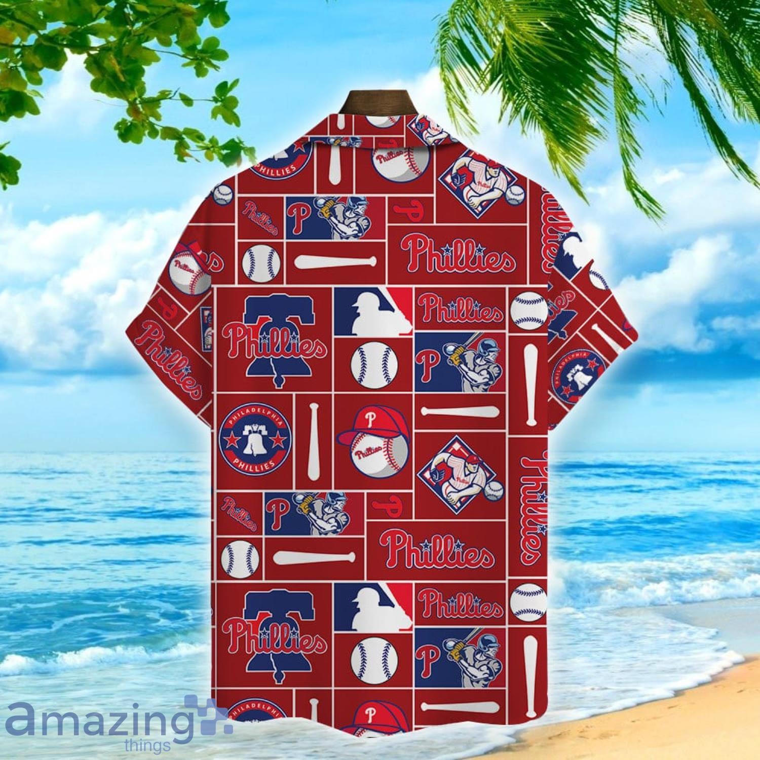 Philadelphia Phillies Major League Baseball 2023 AOP Short Sleeve 3D  Hawaiian Shirt Summer Gift