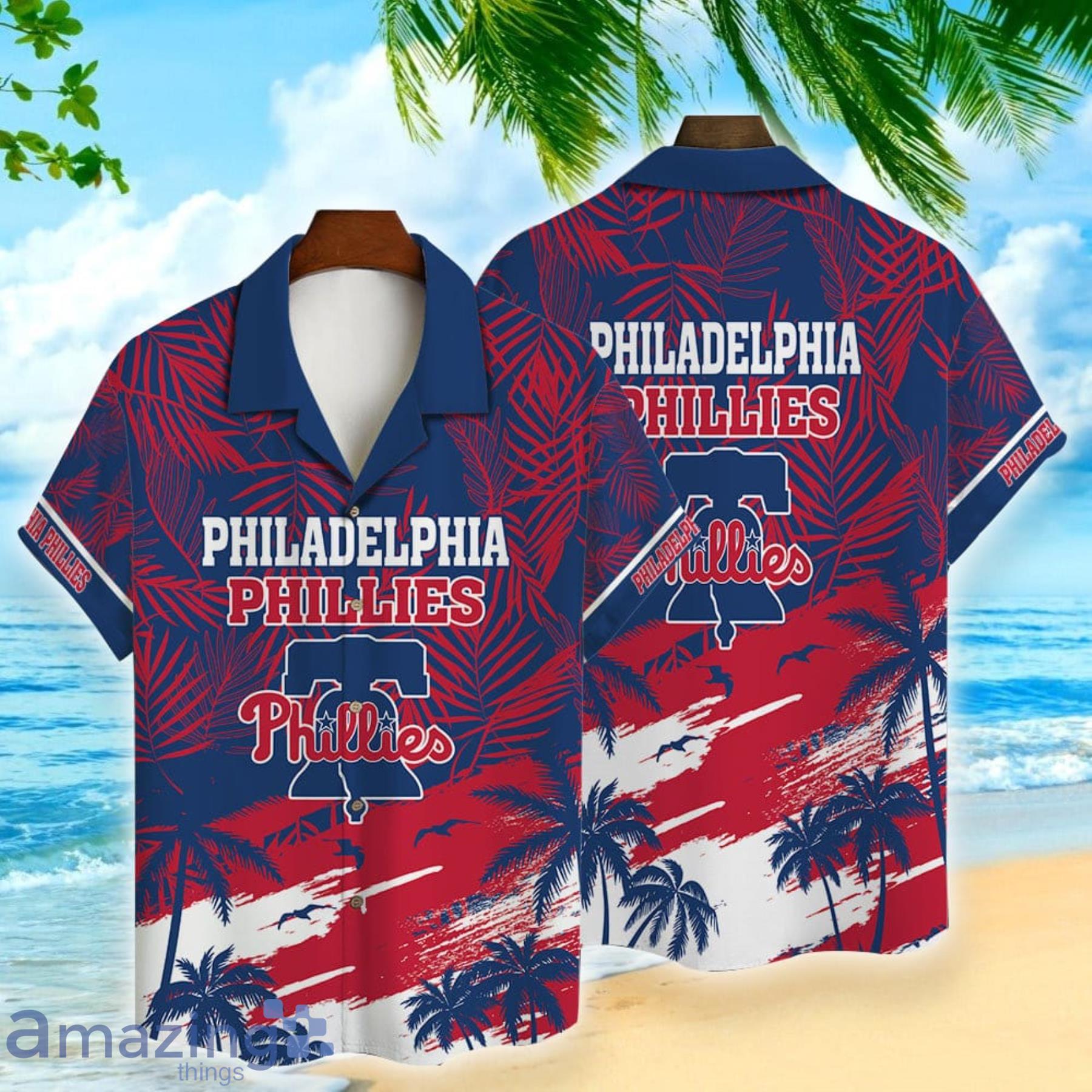 MLB Philadelphia Phillies Tropical Hibiscus Hawaiian Shirt For Sport Fans