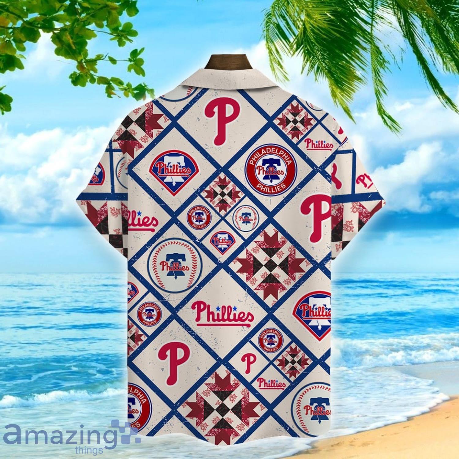 MLB Philadelphia Phillies Women's Short Sleeve Button Down Mesh Jersey