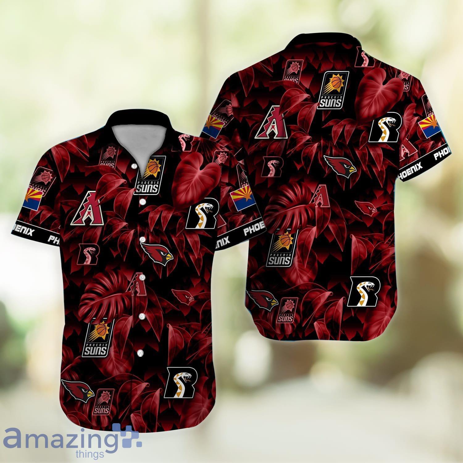 Phoenix 3D Leaf Print Hawaiian Shirt For Men And Women Product Photo 1