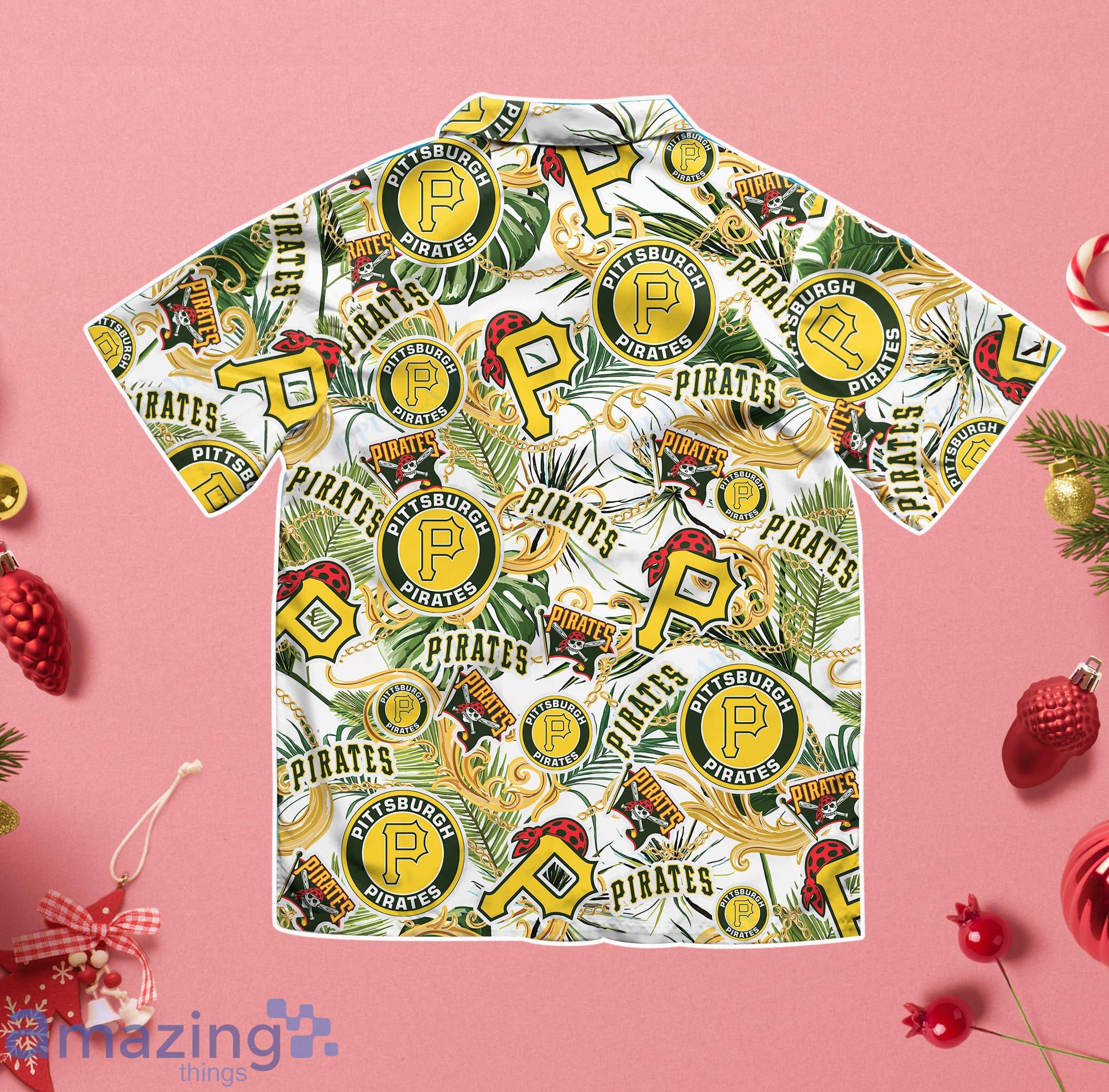 Pittsburgh Pirates Aloha Men And Women Hawaiian Shirt Gift For Summer Vacation image Pittsburgh Pirates Aloha Men And Women Hawaiian Shirt Gift For Summer Vacation Product Photo 3