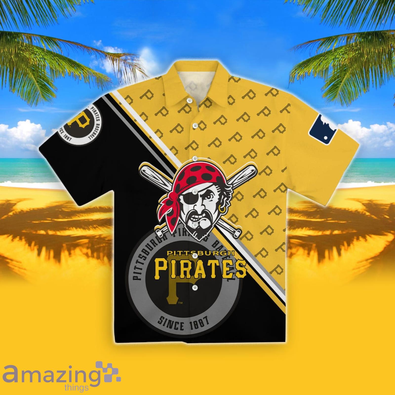 Pittsburgh Pirates MLB Summer 3D Hawaiian Shirt Gift For Men And