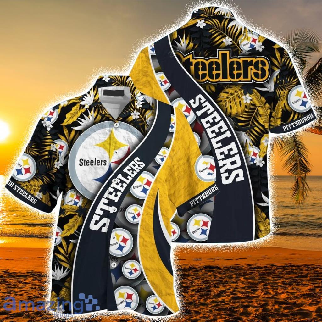 Pittsburgh Steelers NFL Hawaiian Shirt Style Tropical Pattern