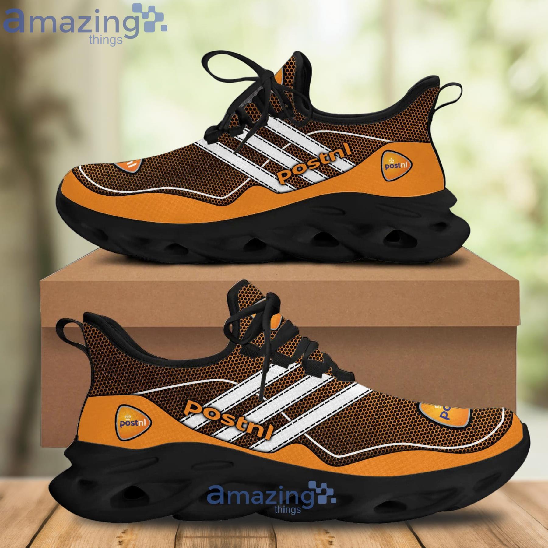 Postnl Max Soul Shoes White Striped Running Shoes Product Photo 1