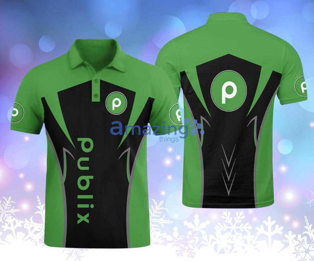Publix Green And Black Polo Shirt Gift For Fans Product Photo 1