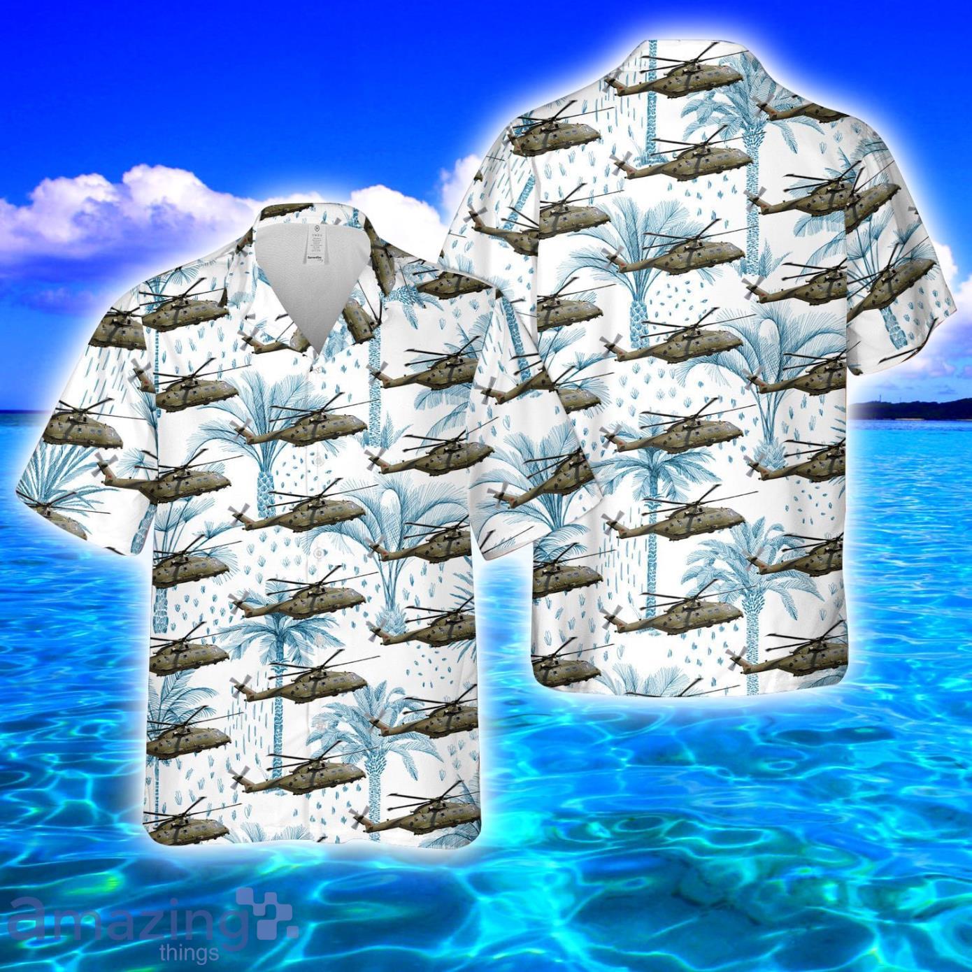 RAF Merlin HC3 AOP Print Hawaiian Shirt And Short Set Product Photo 1