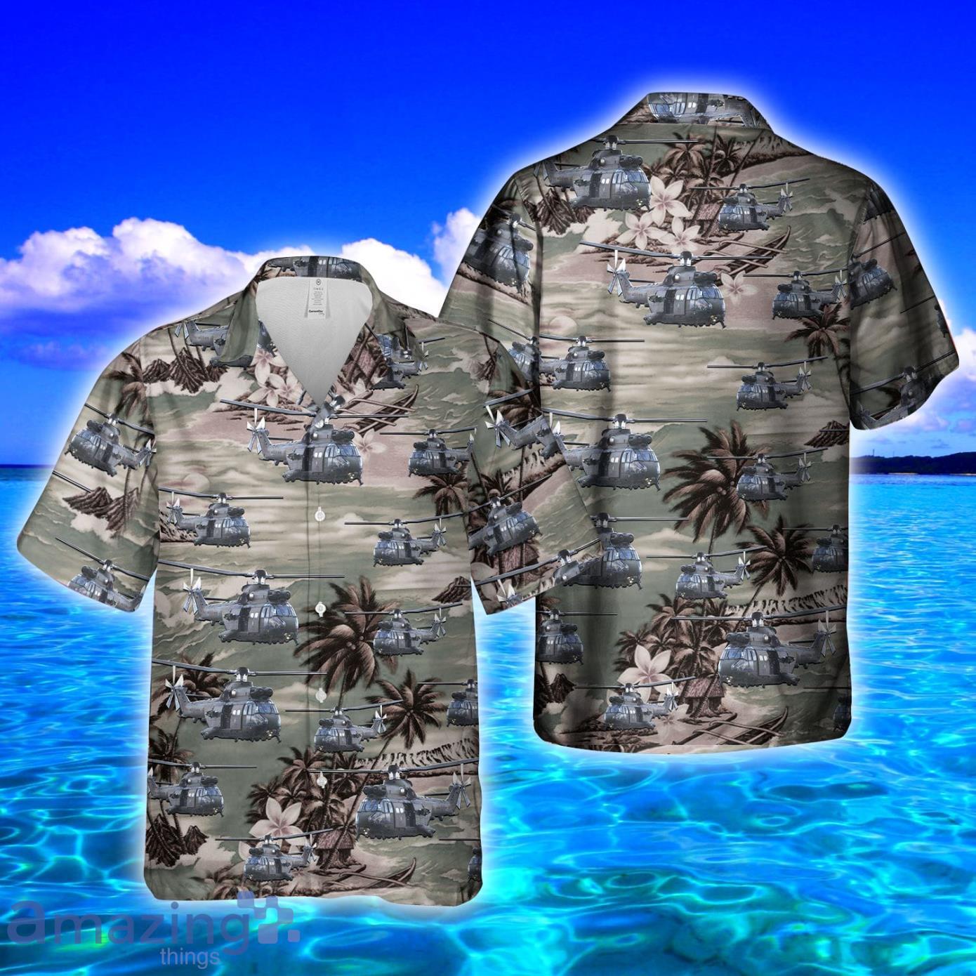 RAF The Puma HC MK2 AOP Print Hawaiian Shirt And Short Set Product Photo 1