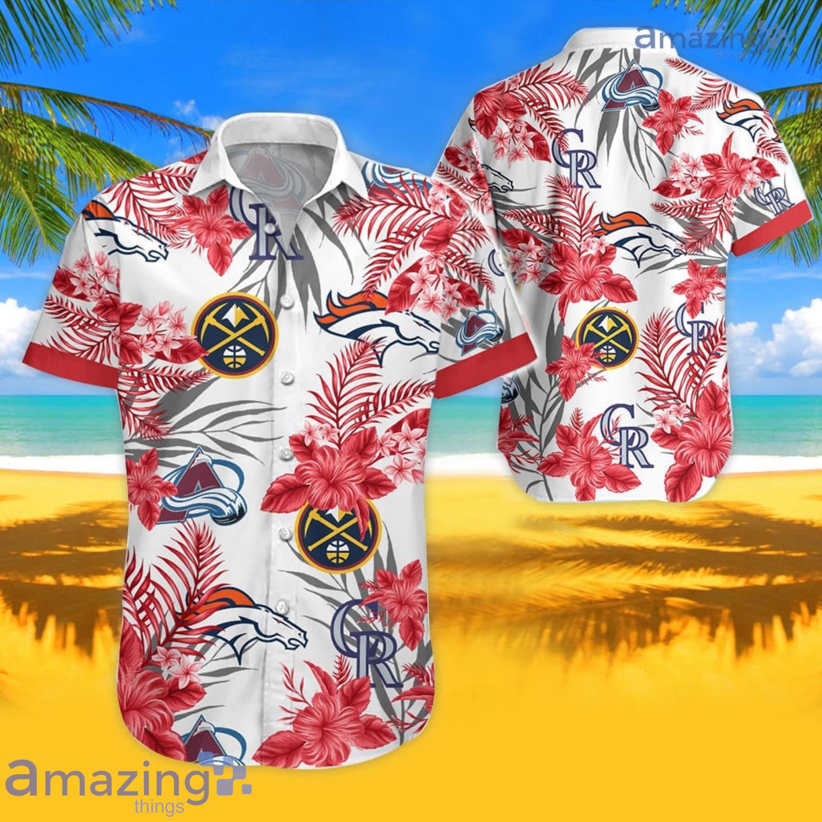 Red Style Colorado Tropical Hawaiian Shirt For Men And Women Product Photo 1