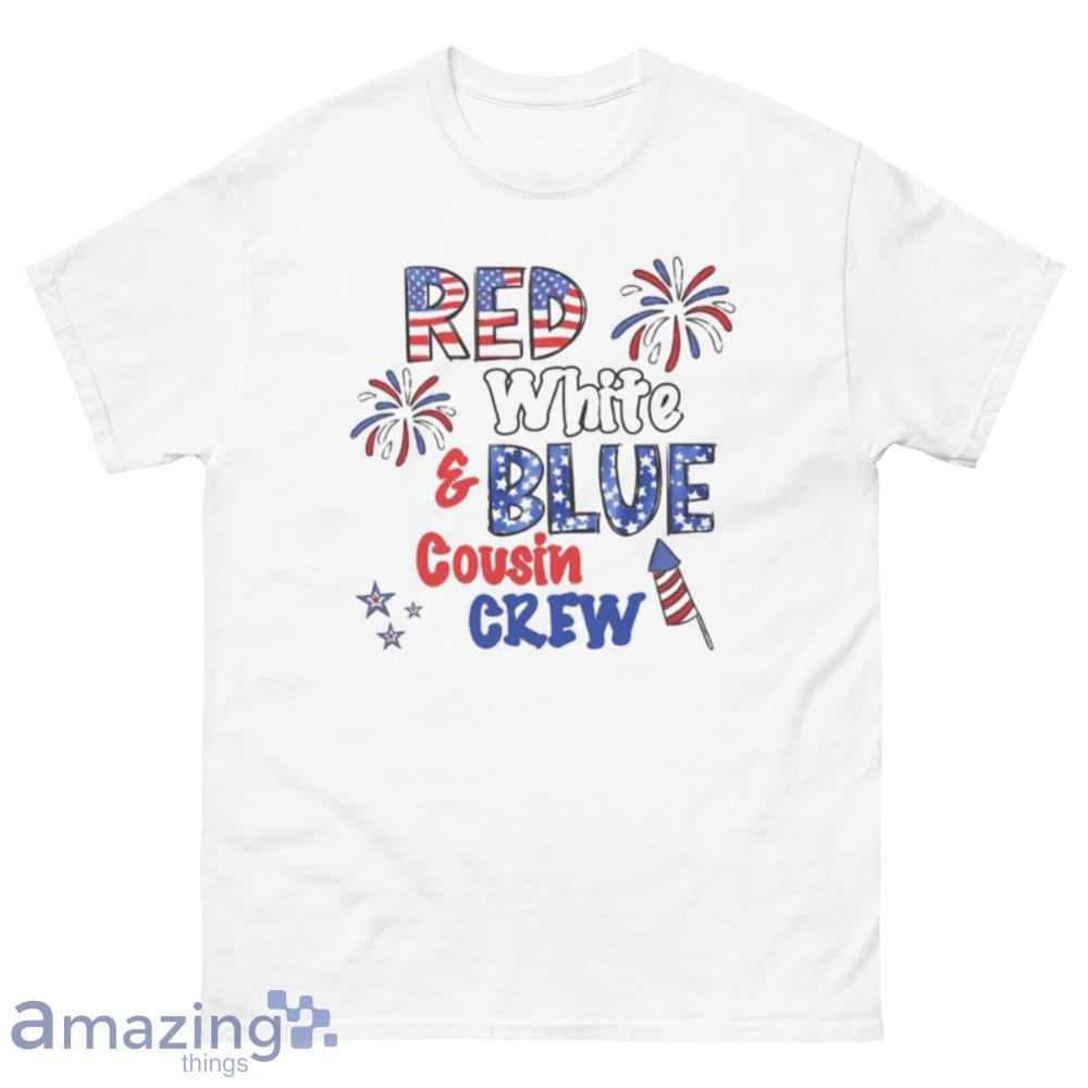 Red White And Blue Cousin Crew Shirt For 4th Of July, Cousin Crew 4th Of July Shirt - 500 Men’s Classic Tee Gildan