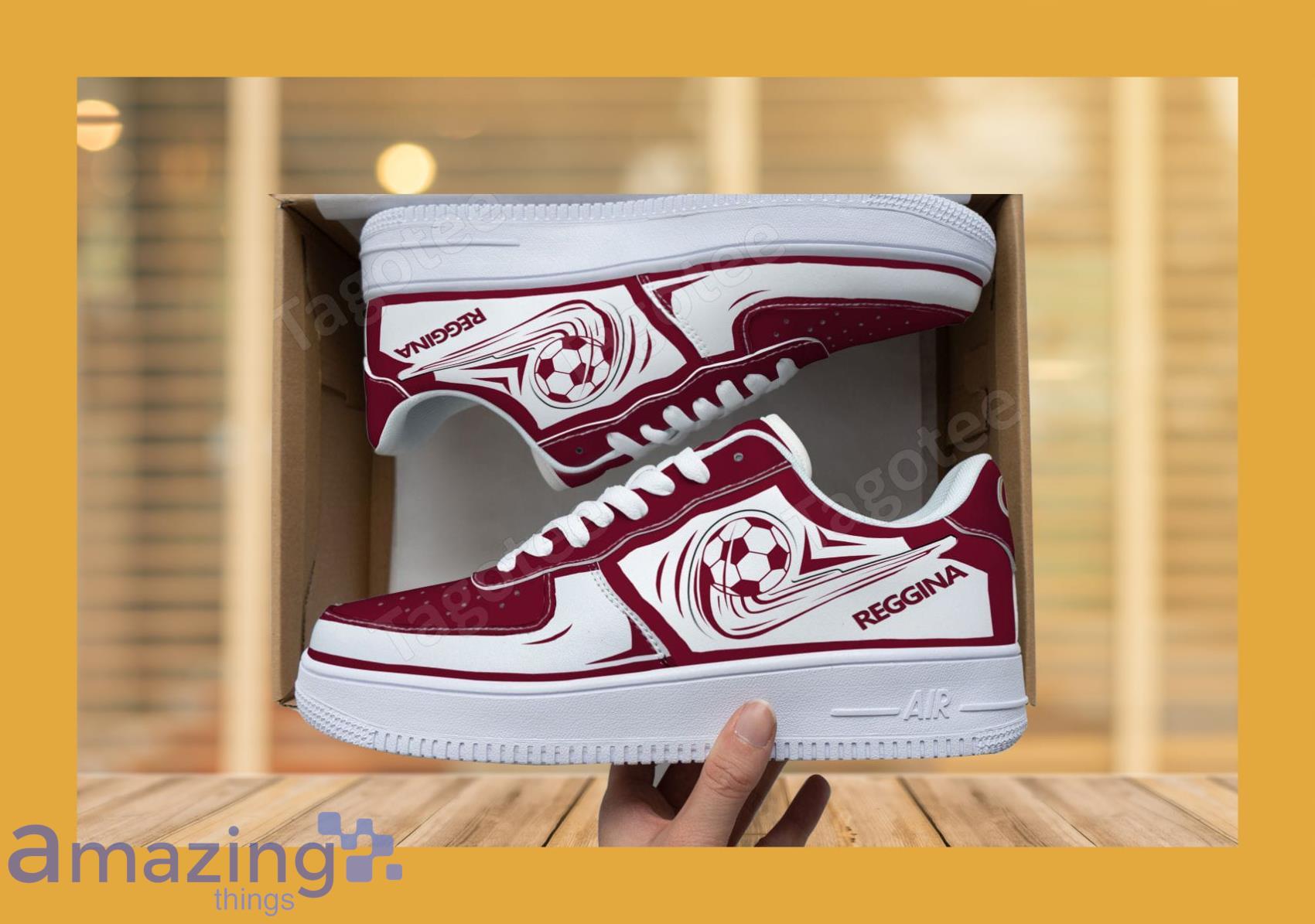 Reggina Calcio Nike AOP Air Force Low Top Shoes Gift For Men And Women Product Photo 1