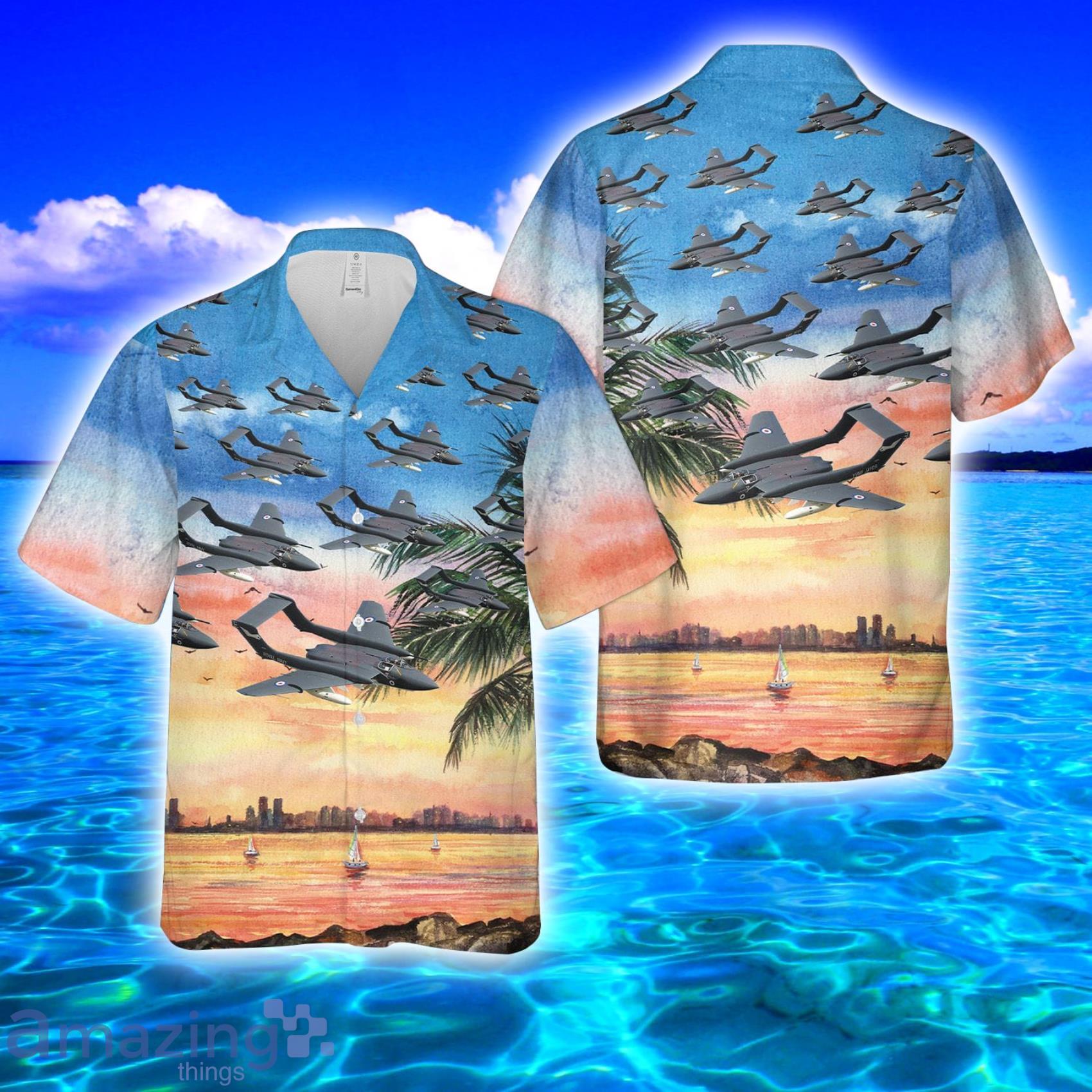 RN Historical Sea Vixen Tropical Style Full Print Hawaiian Shirt Vs Short Set Product Photo 1