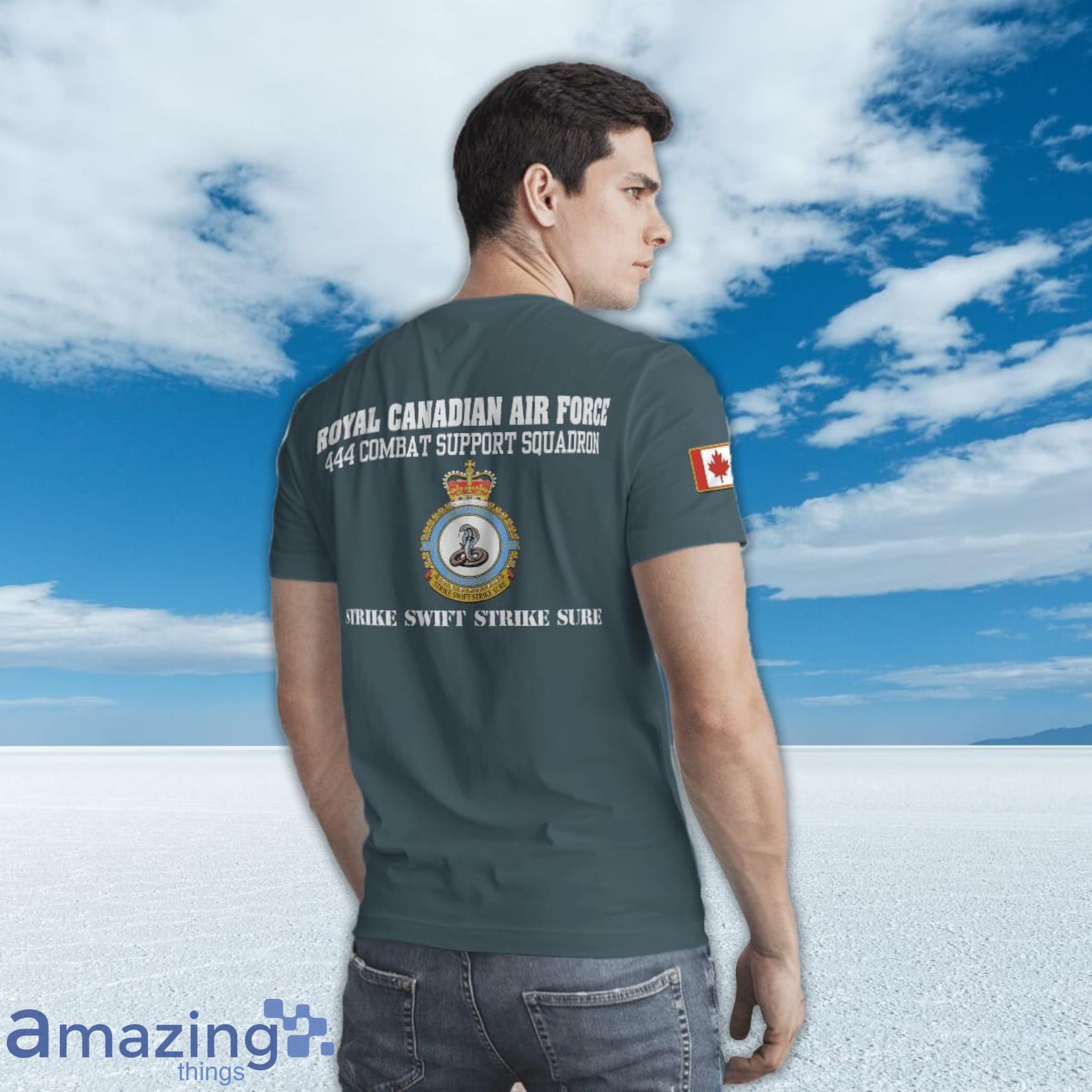Royal Canadian Air Force 444 Combat Support Squadron CH 146 Griffon All Over Print 3D T Shirt image Royal Canadian Air Force 444 Combat Support Squadron CH-146 Griffon All Over Print 3D T-Shirt Product Photo 5