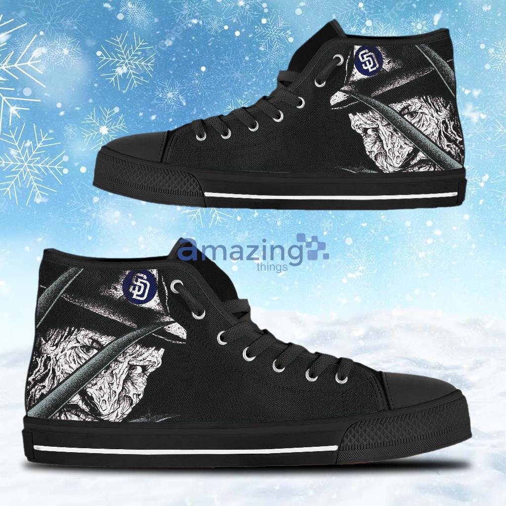 San Diego Padres Nightmare Freddy MLB High Top Shoes Product Photo 1 San Diego Padres Nightmare Freddy MLB High Top Shoes Product Photo 1