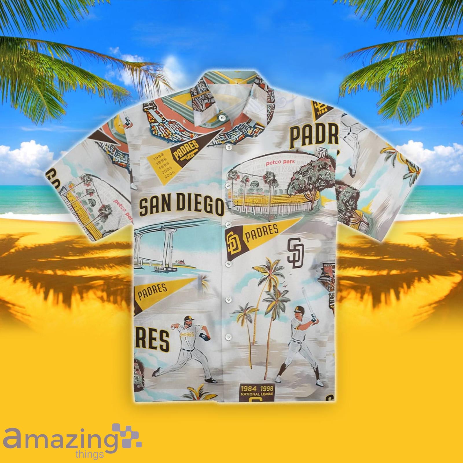 San Diego Padres Aloha Men And Women Hawaiian Shirt Gift For Summer Vacation